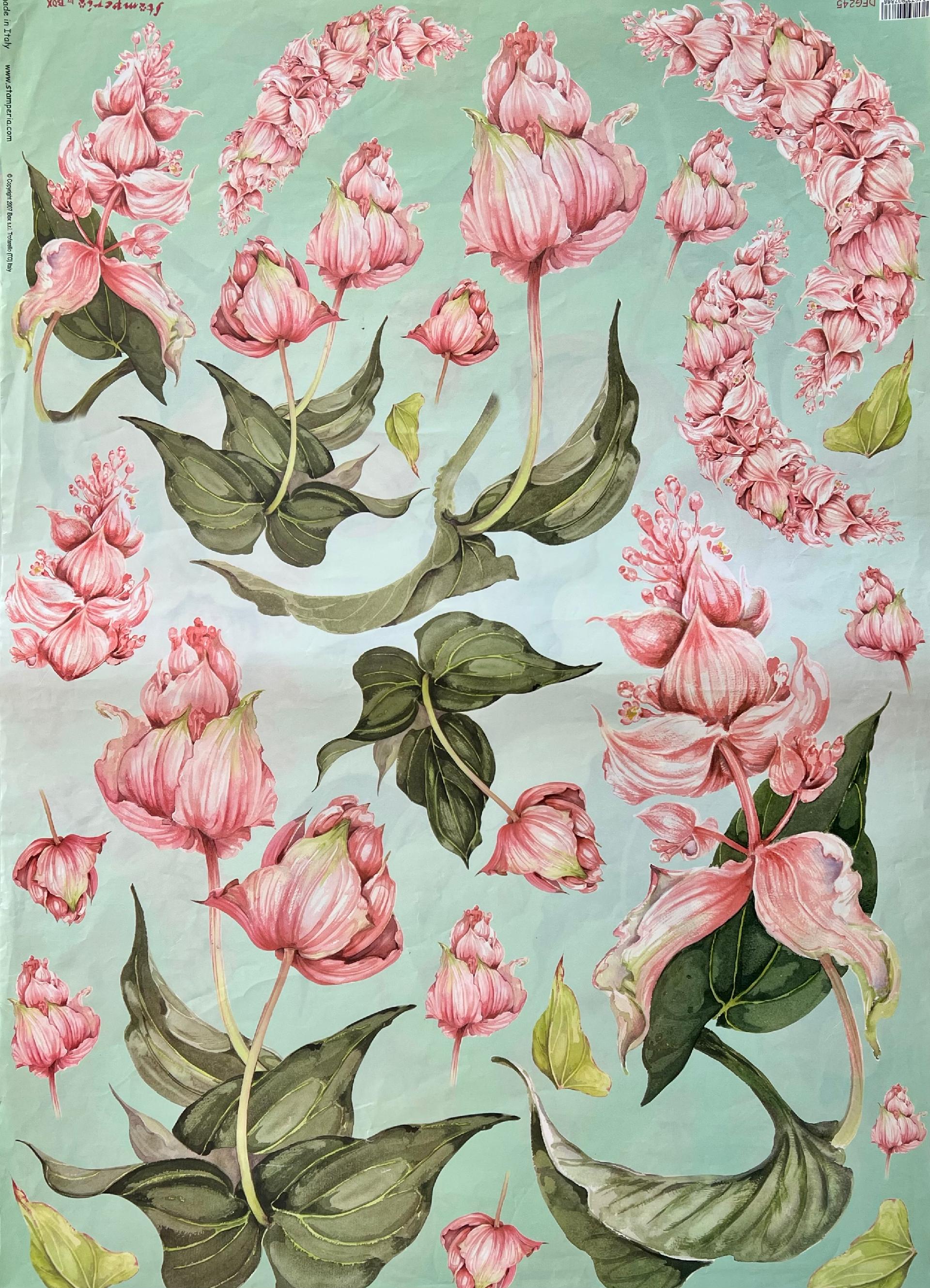 Carta Classic - Fiori di Loto (sc2) Stamperia 50x70 cm