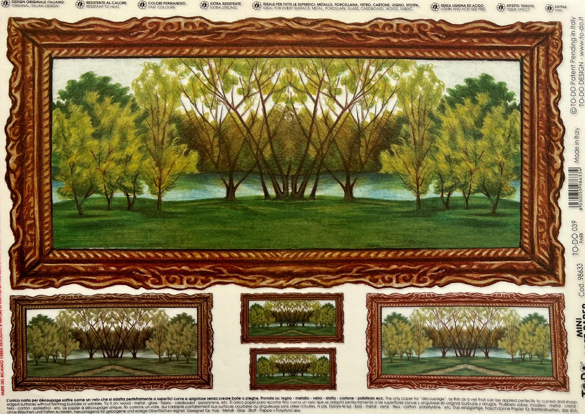 Carta velo - Parco (sc2) TODO Paper Soft 34 x 24 cm