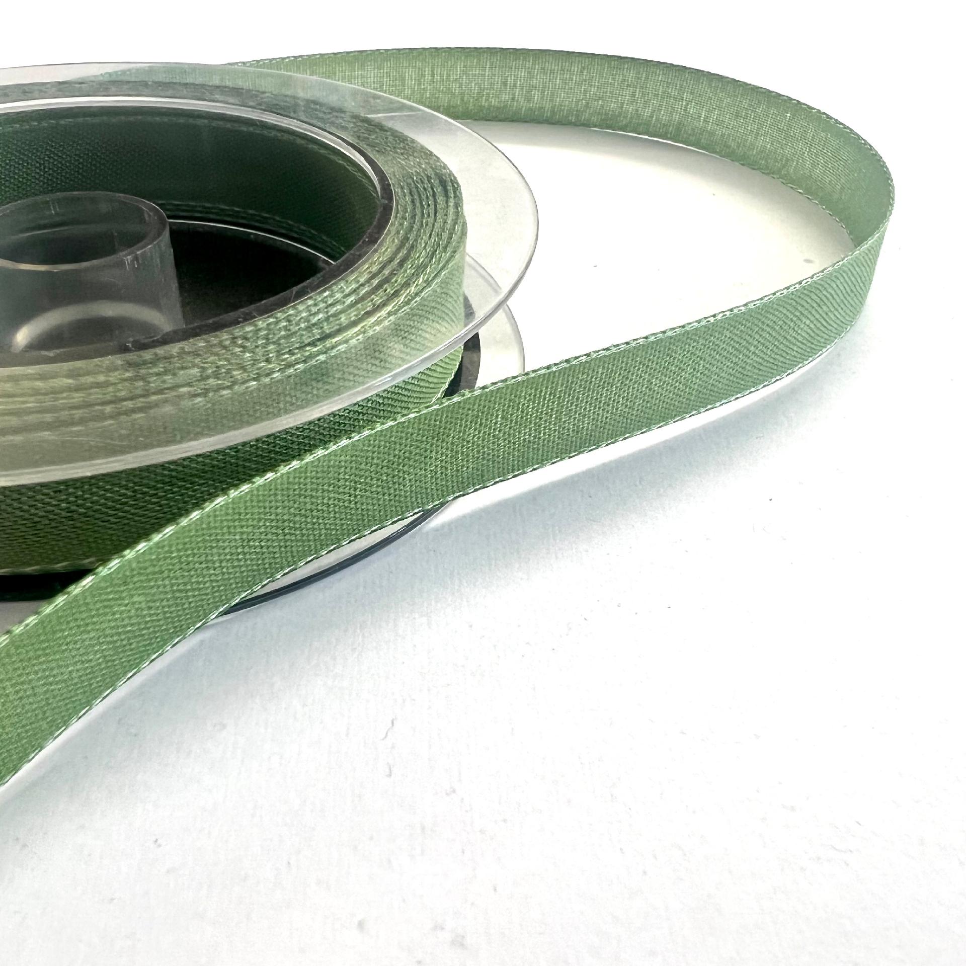 Nastro Unica Tinta Verde Oliva  - 15 mm GoldiDecor 100 mm