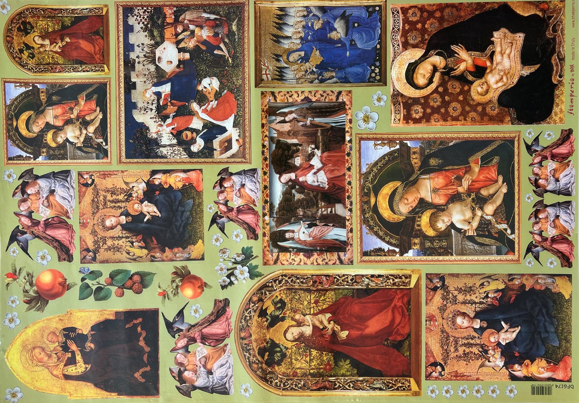 Carta Classic - Icone Bizantine (SC1) Stamperia 50 x 70 cm