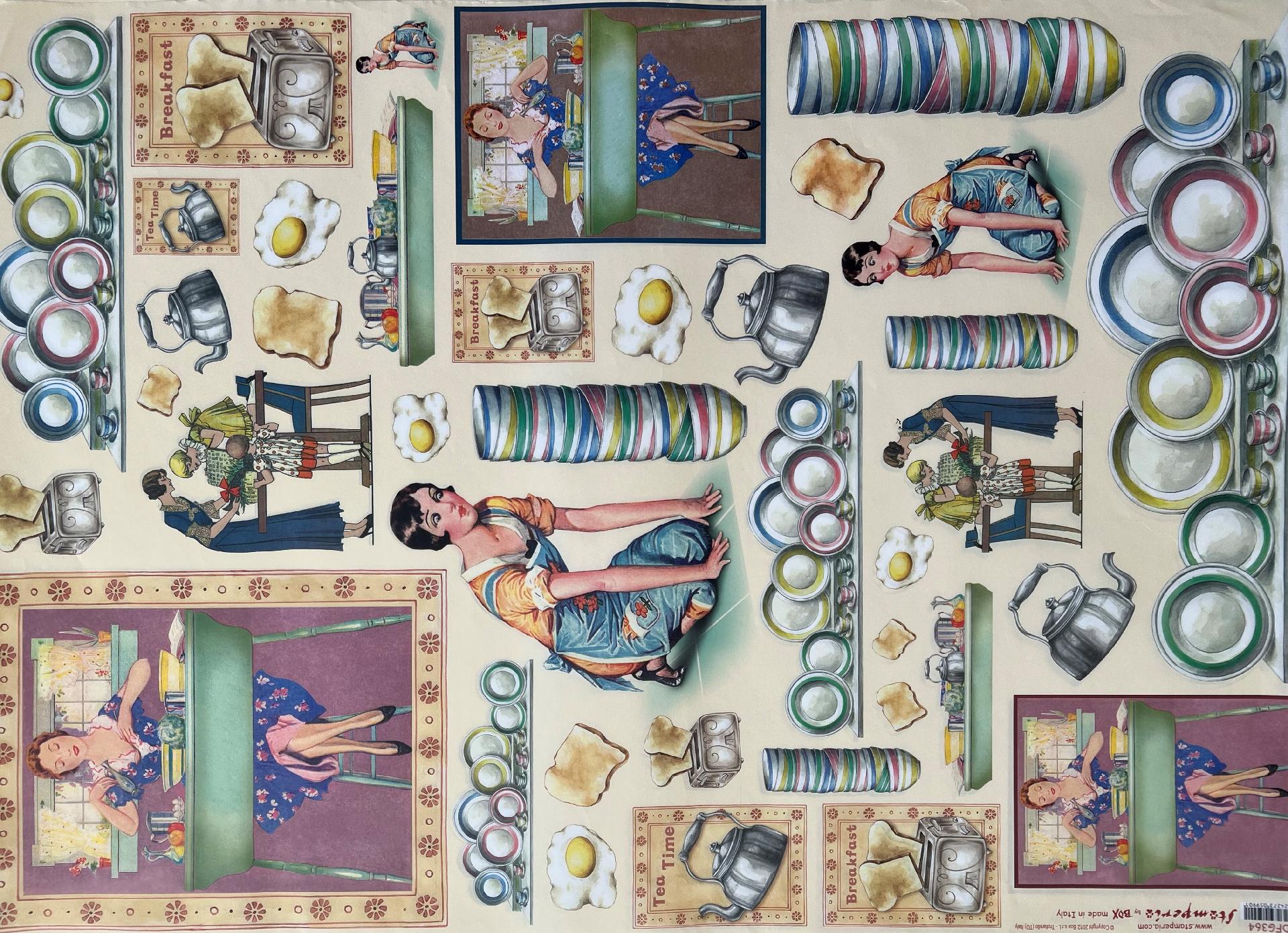 Carta Classic - Colazione (sc1) Stamperia 50 x 70 cm