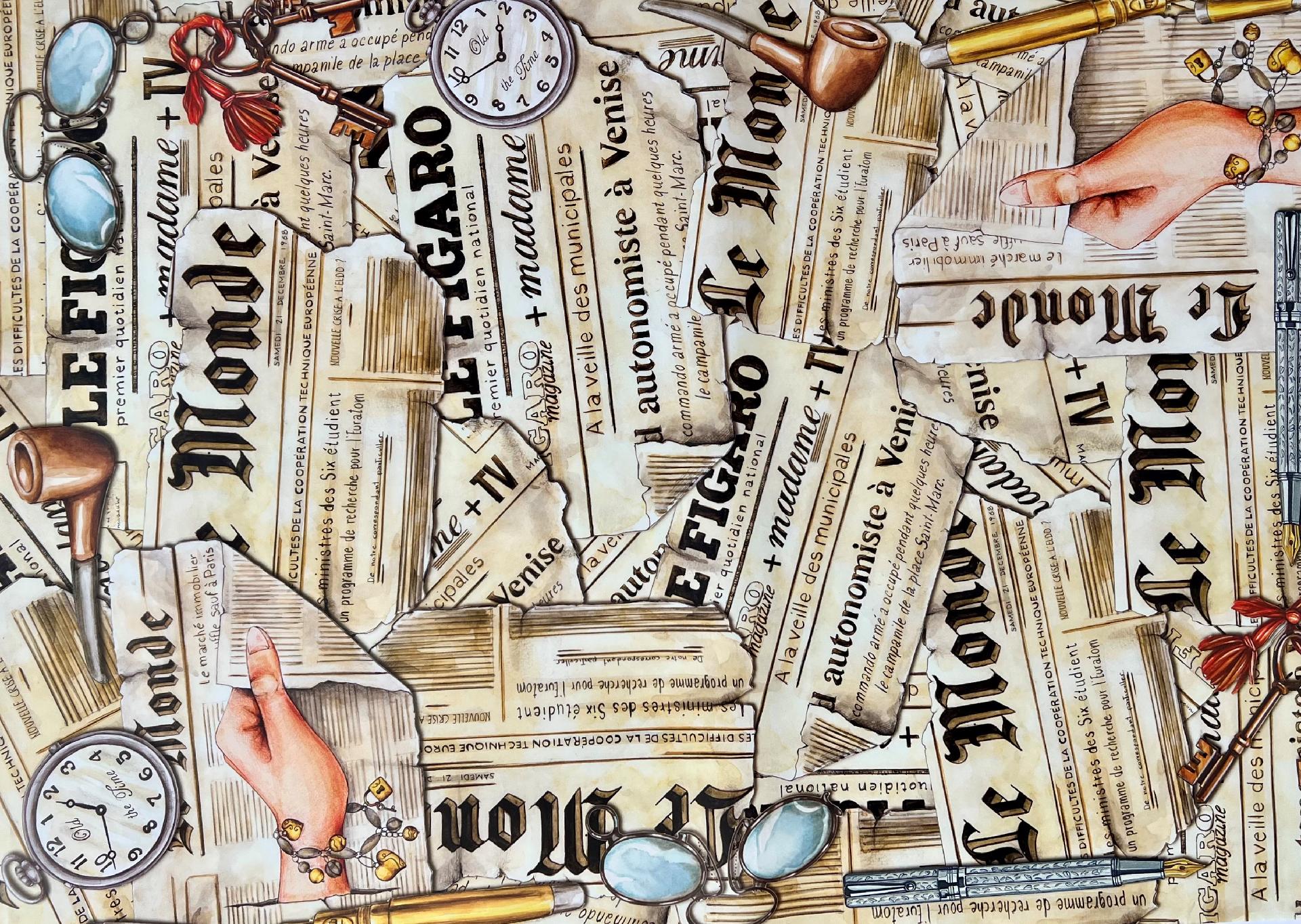 Carta Classic - Journals (sc1) Stamperia 50 x 70 cm