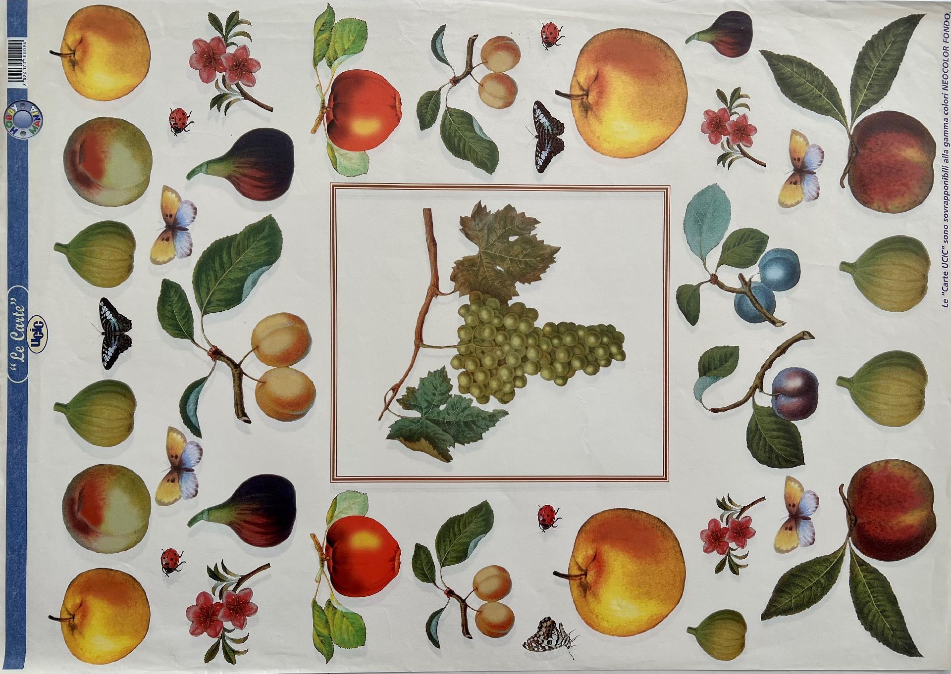 Carta Classic - Uva (sc2) Le Carte Ucic 31 x 48 cm