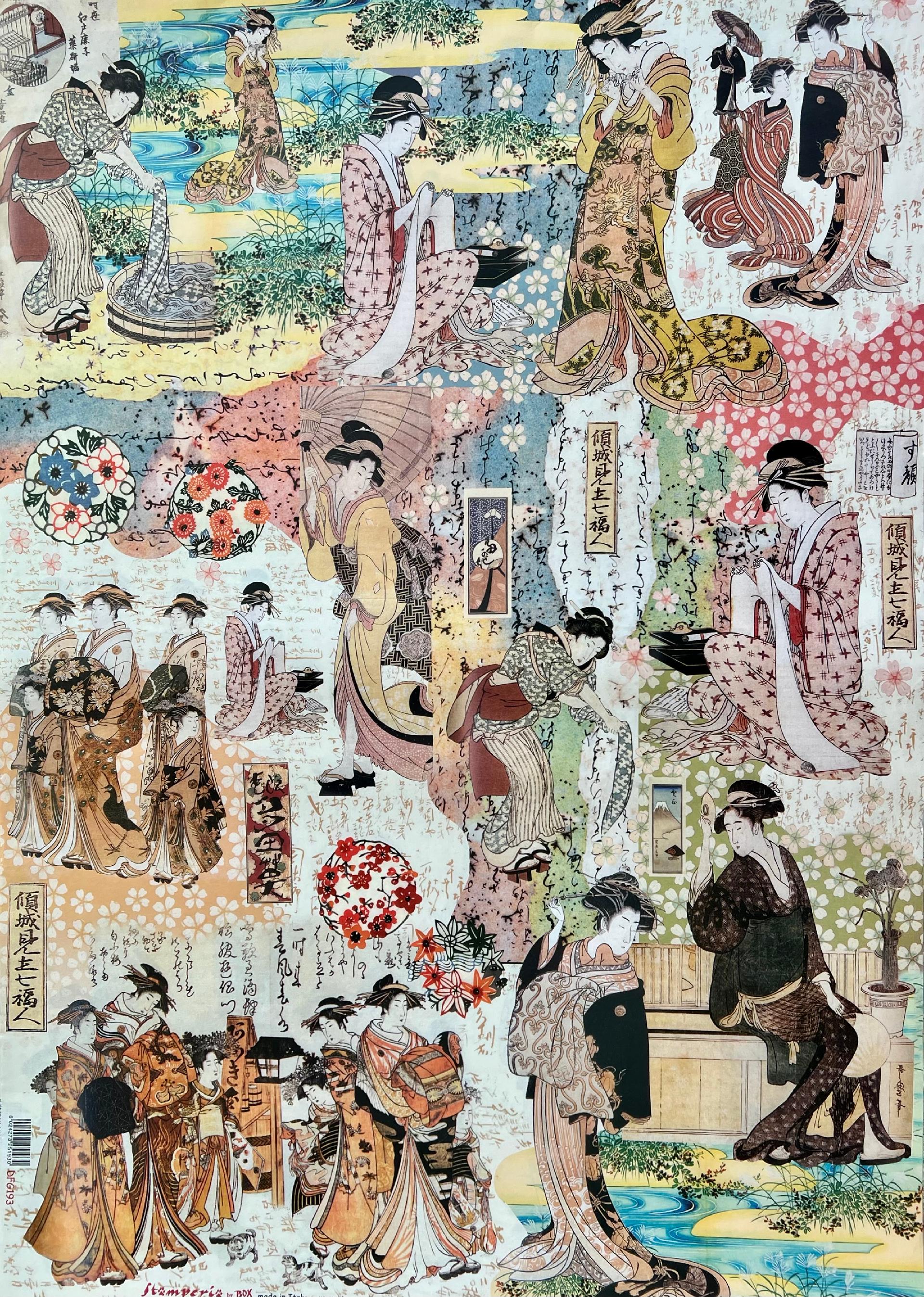 Carta Classic - Geisha (sc2) Stamperia 50 x 70 cm
