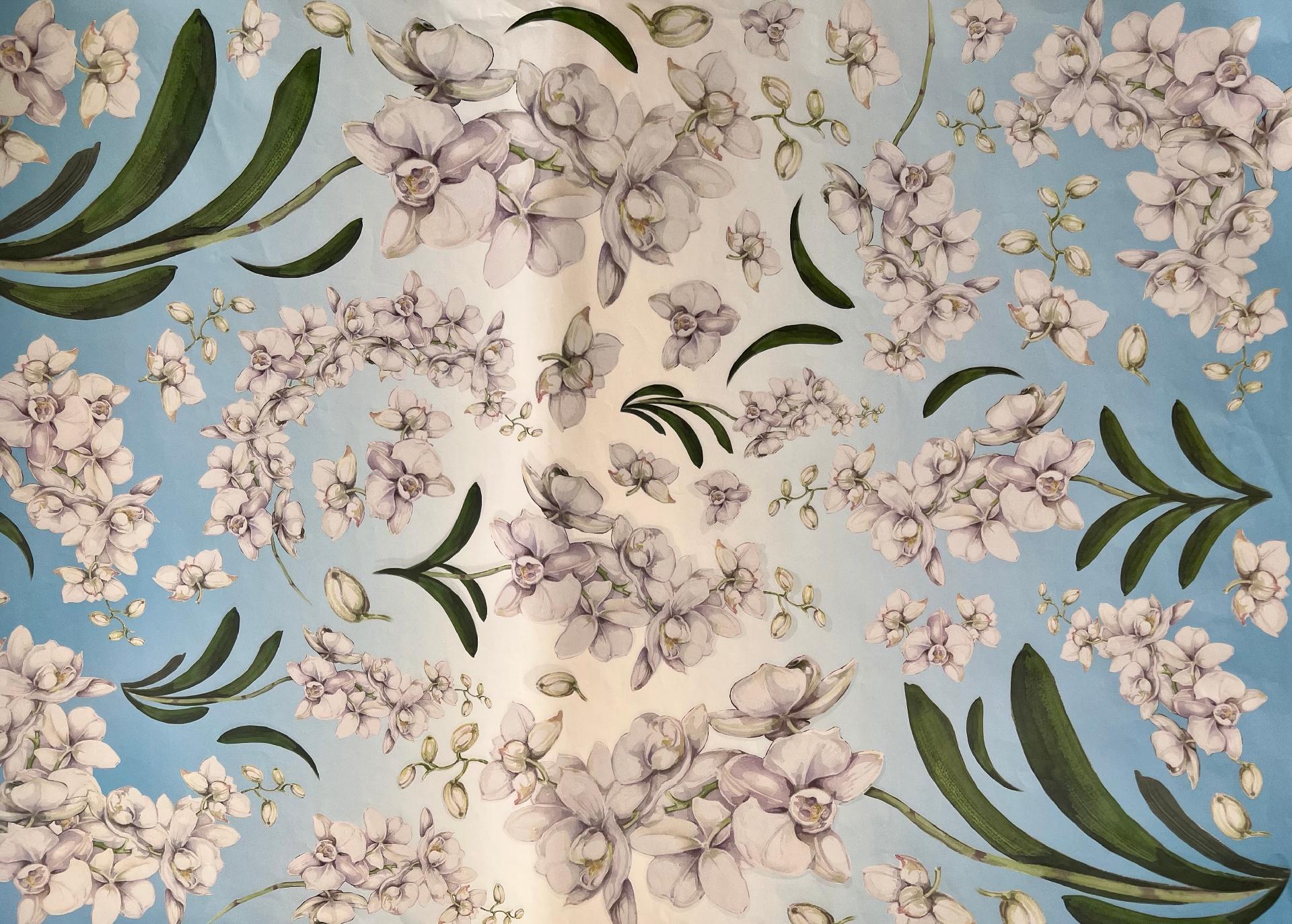 Carta Classic - Fiori Bianchi (sc2) Stamperia 50x70 cm