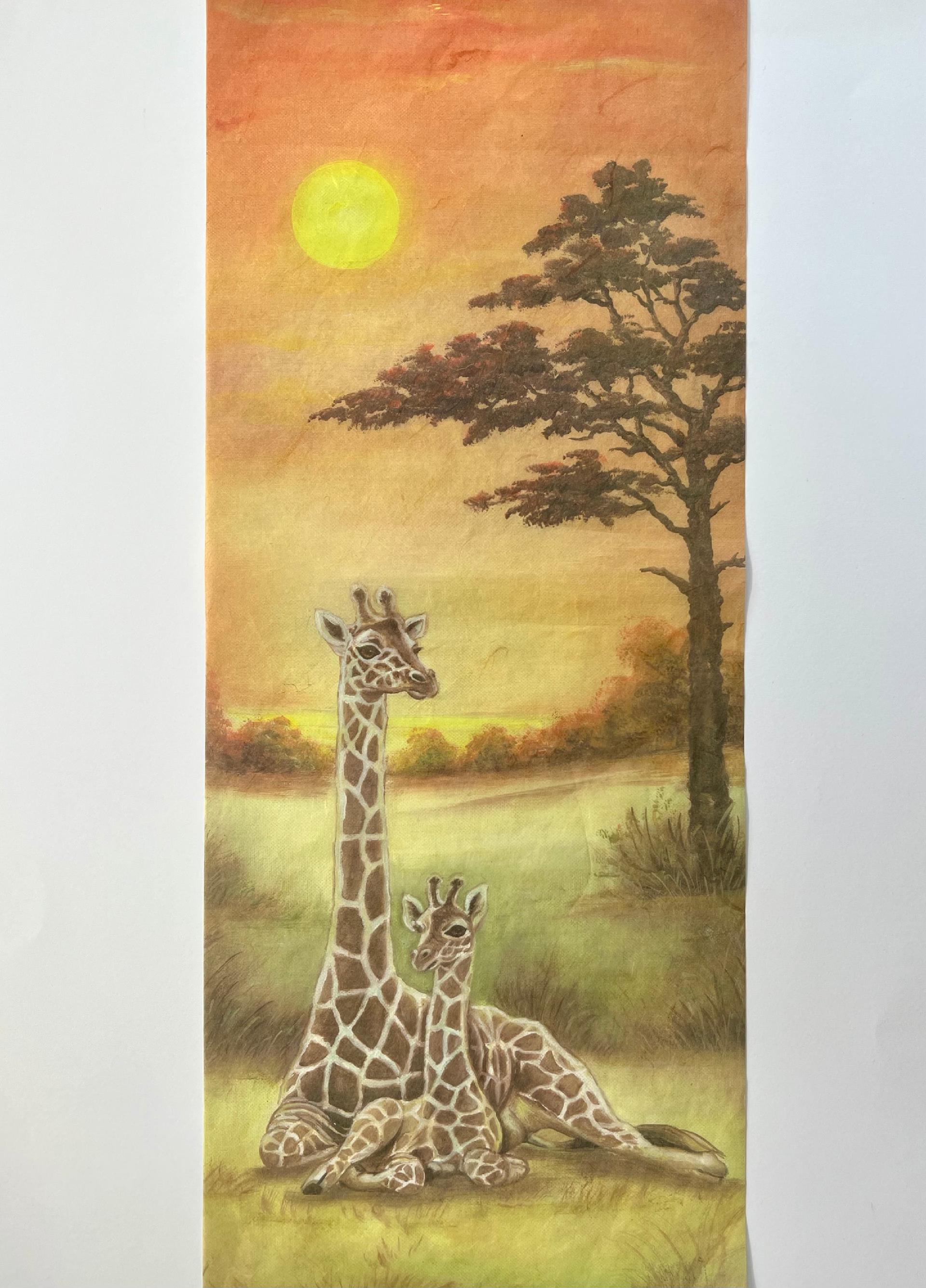 Carta di riso - Giraffe (SC1) Stamperia 60 x 24 cm