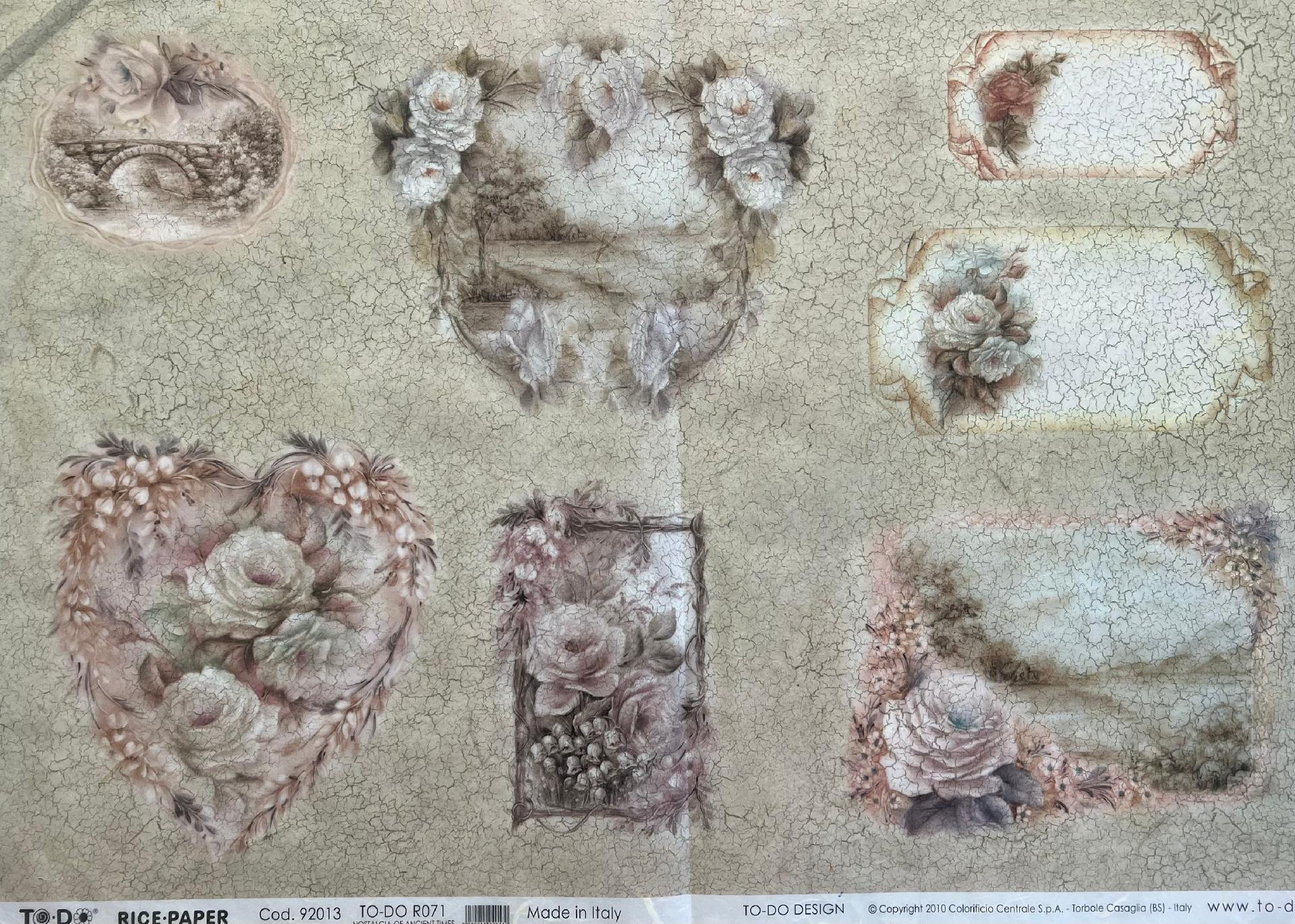 Carta di Riso - Cornici  TODO  50x70 cm