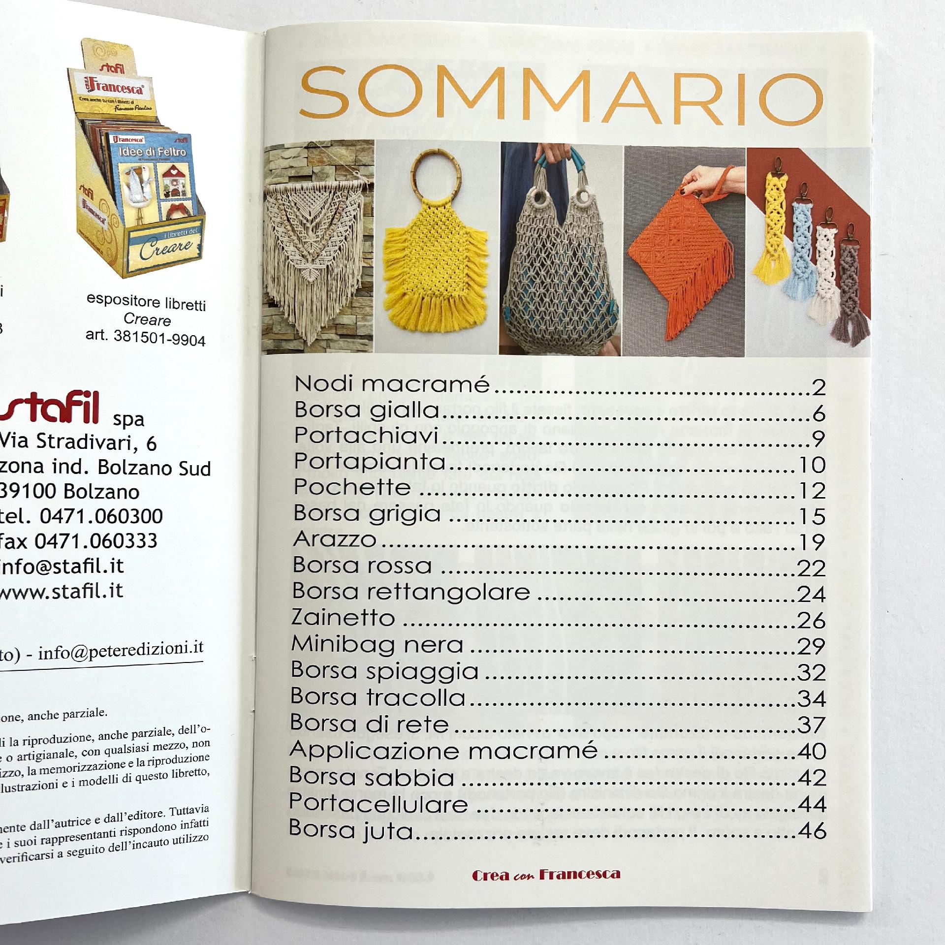 Macramé di Moda - Francesca Peterlini Stafil Libro