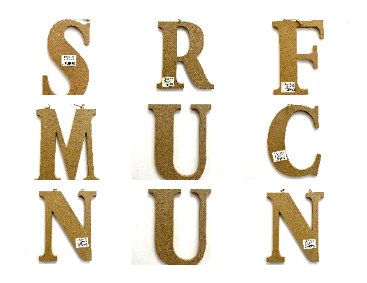 Lettere Alfabeto in Legno MDF Stamperia 22 cm h - Bagheria (Palermo)