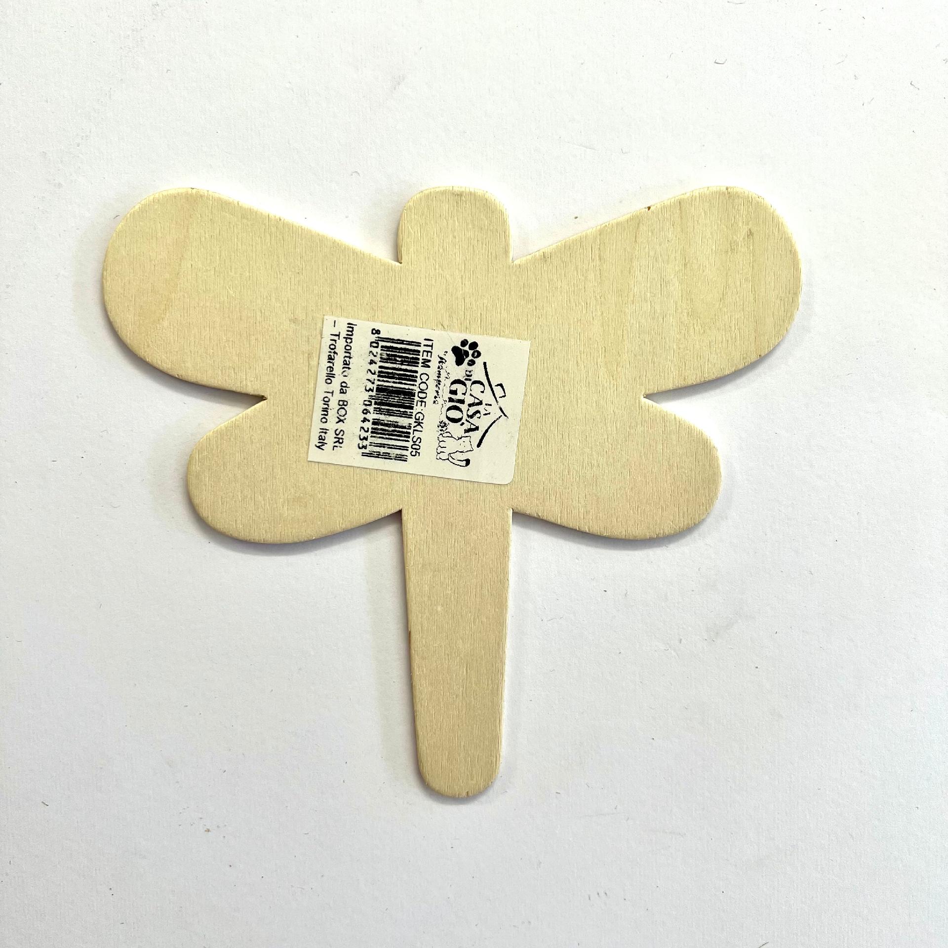 Sagoma In Legno - Libellula Piccola Stamperia 9 x 11 cm
