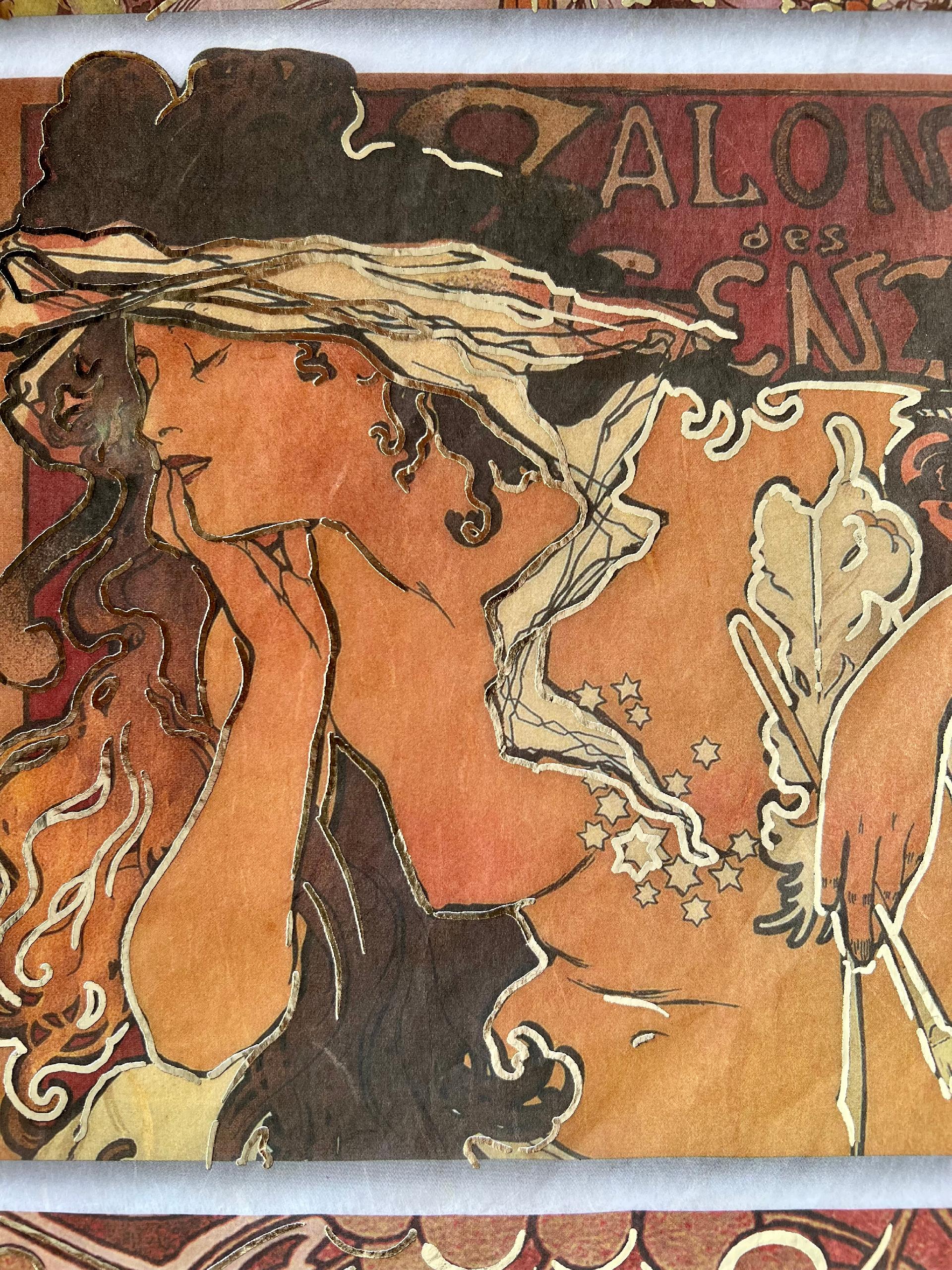 Carta di riso - Donne Oro (SC1) Stamperia 60 x 24 cm