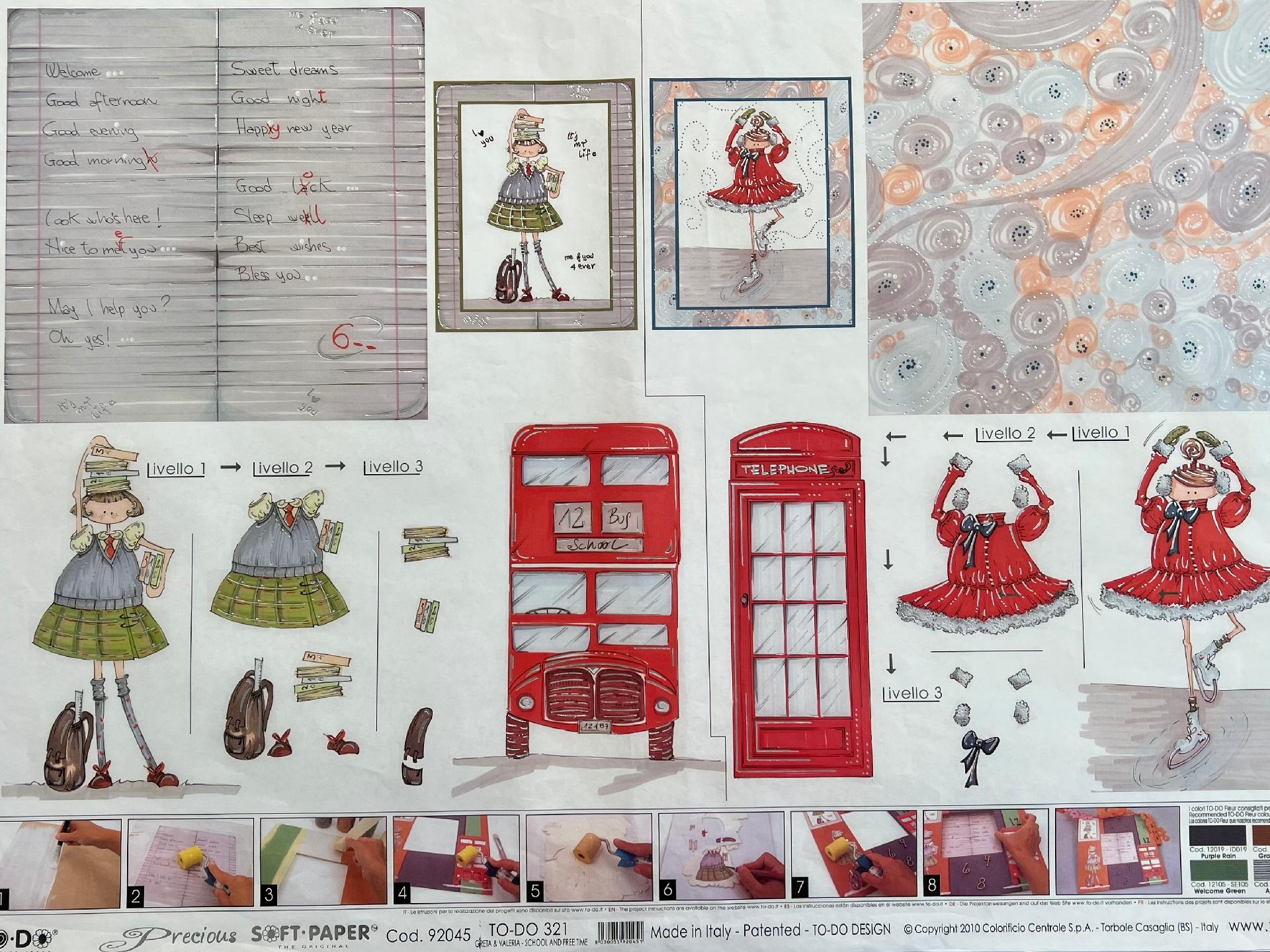 Natale a Londra - Carta Velo TODO Paper Soft 50 x 70 cm