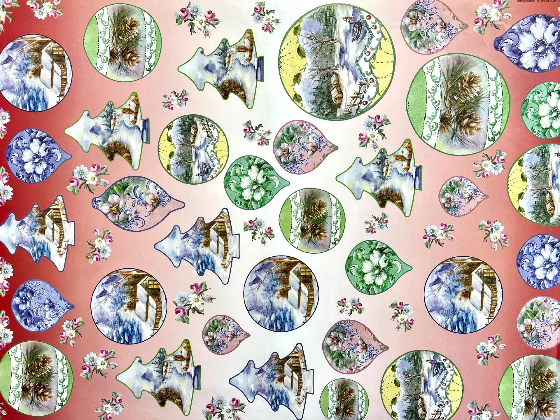 Carta Classic - Sfere di Natale Stamperia 50 x 70 cm