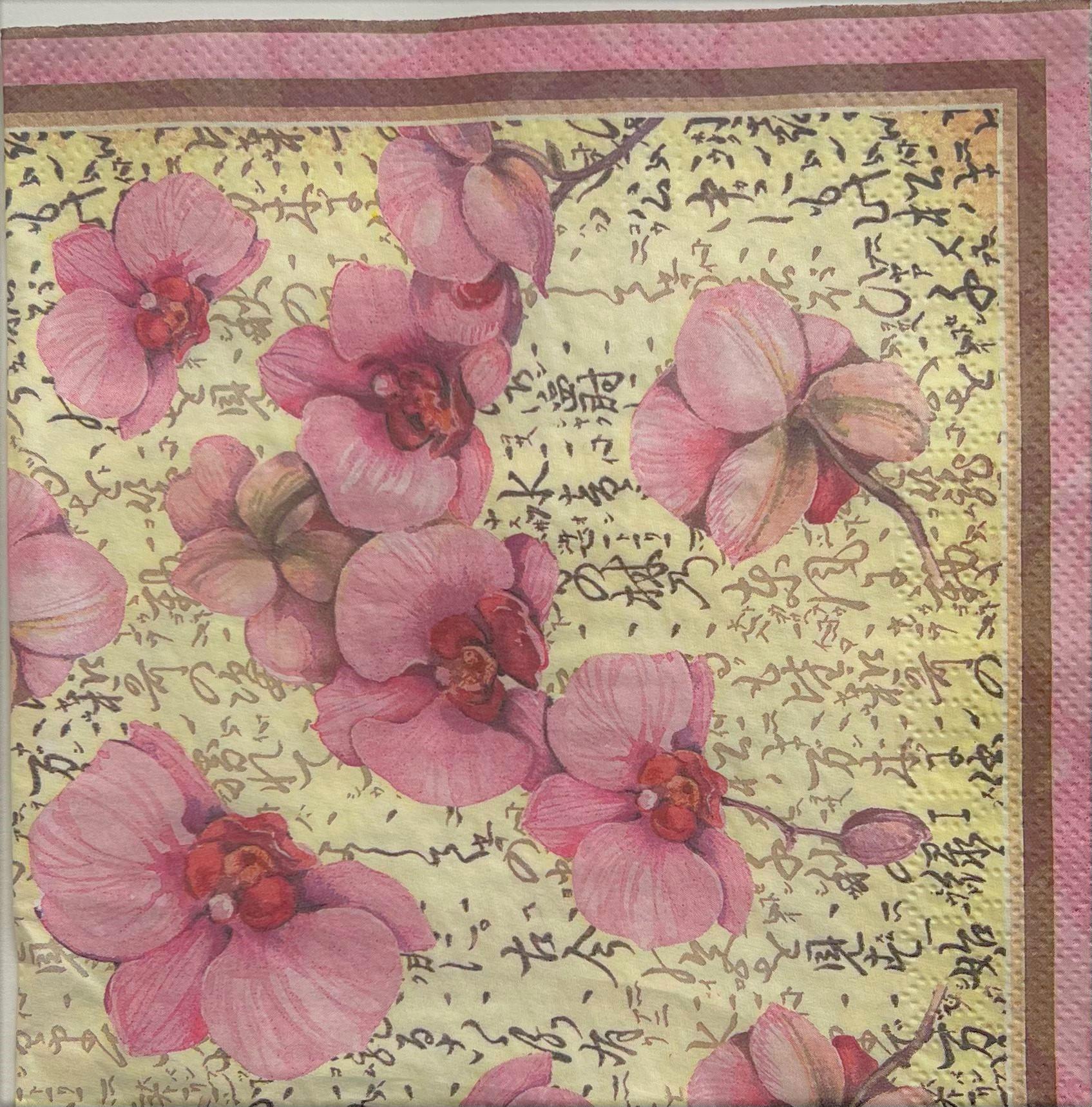 tovaglioli per decoupage fiori rosa arti e grafica busta da 2 pezzi 33 x 33  cm - Bagheria (Palermo)