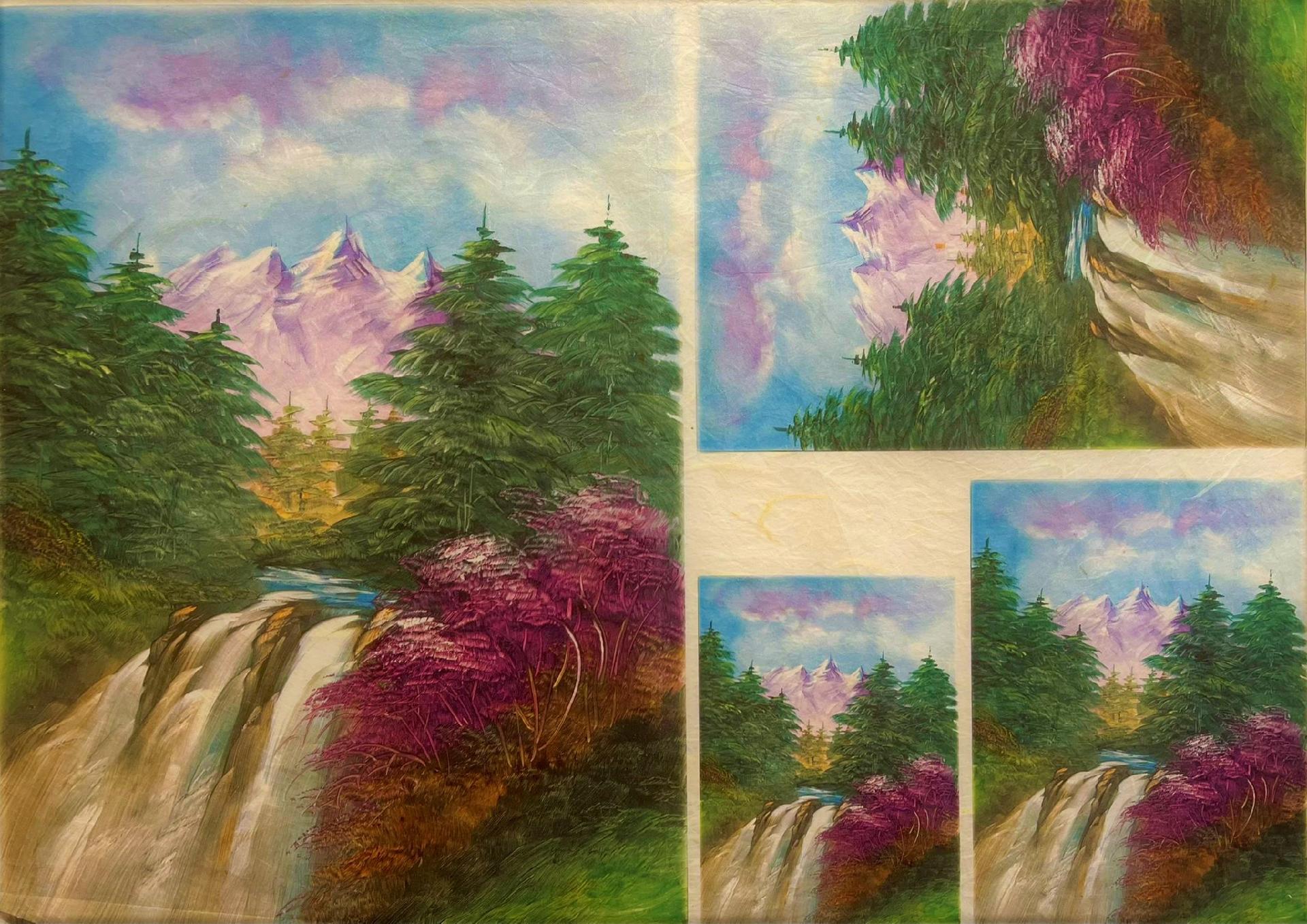 Carta riso cascata stamperia 33x48