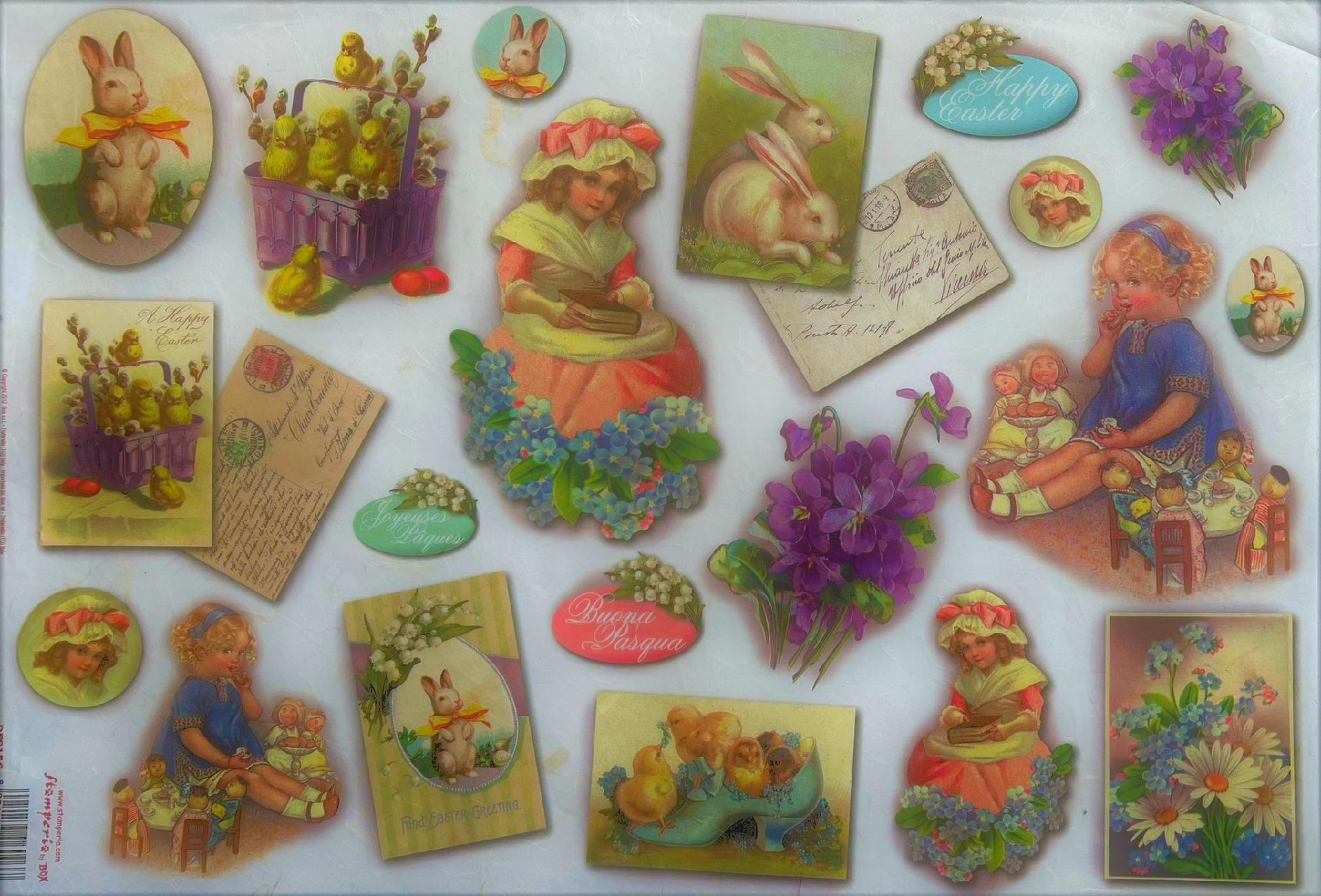 Carta riso pasqua stamperia 1 foglio 33x48 (cm)