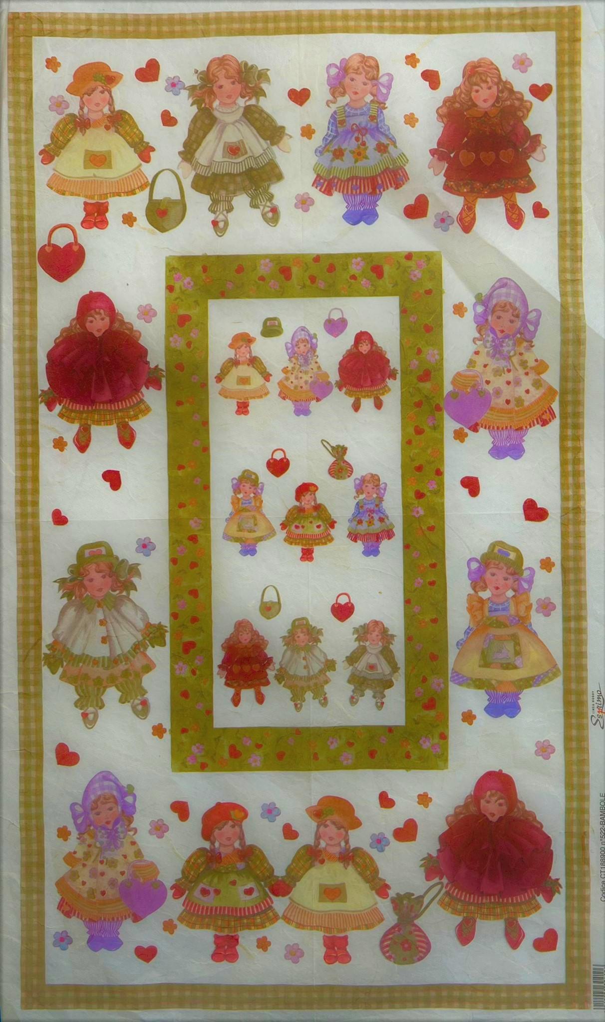 Carta riso bambole stamperia 1 foglio 33x48 (cm)