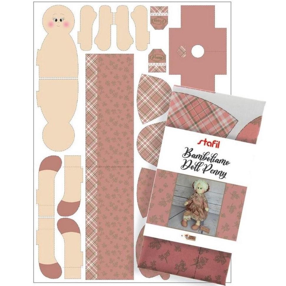 Bamboliamo Doll Penny 4478-01 Stafil 100 x 70 cm