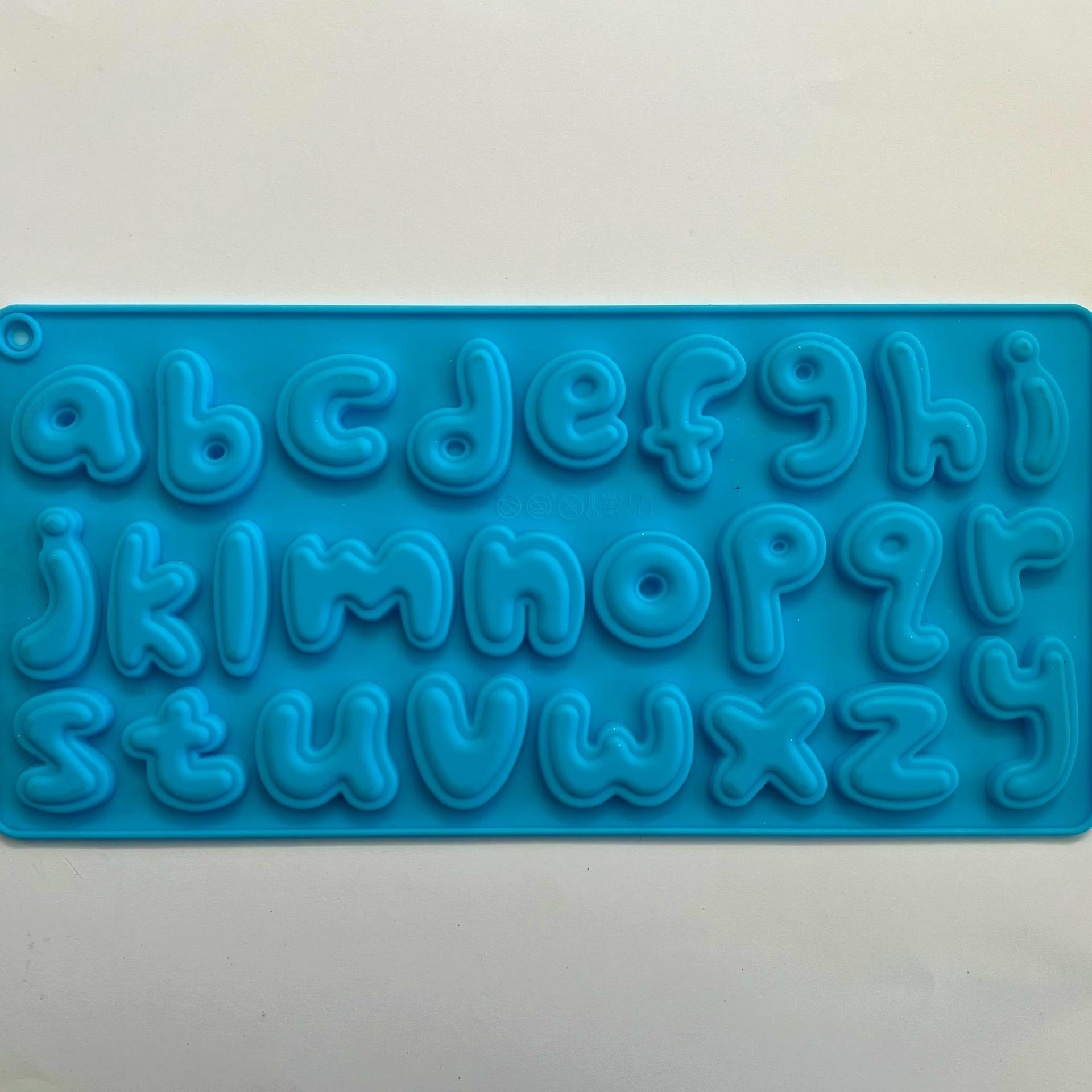 Stampo in silicone - Lettere hobby fun 3,5 x 3,5 cm