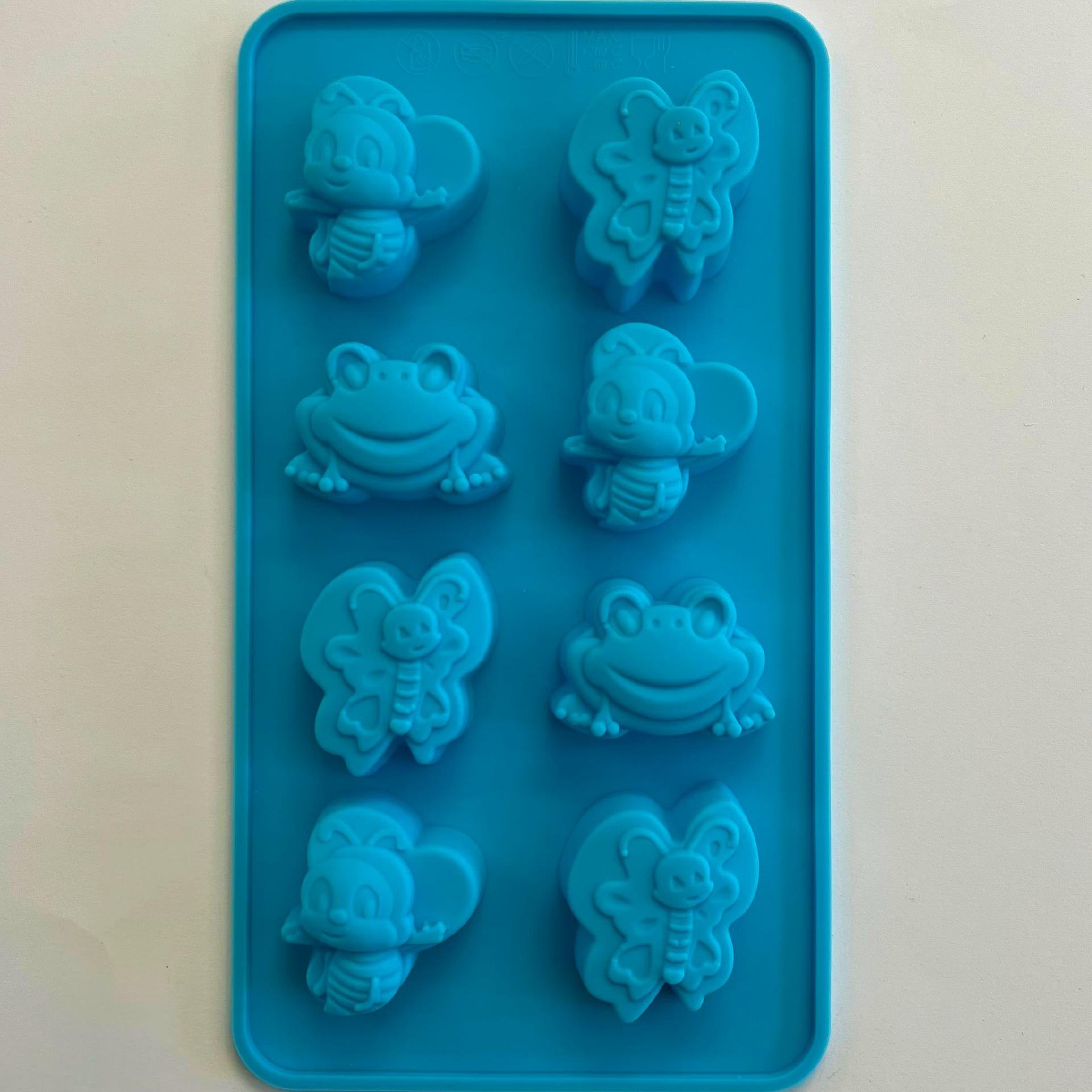 Stampo in silicone - Farfalle  api e Rane hobby fun 12 cm x 20cm