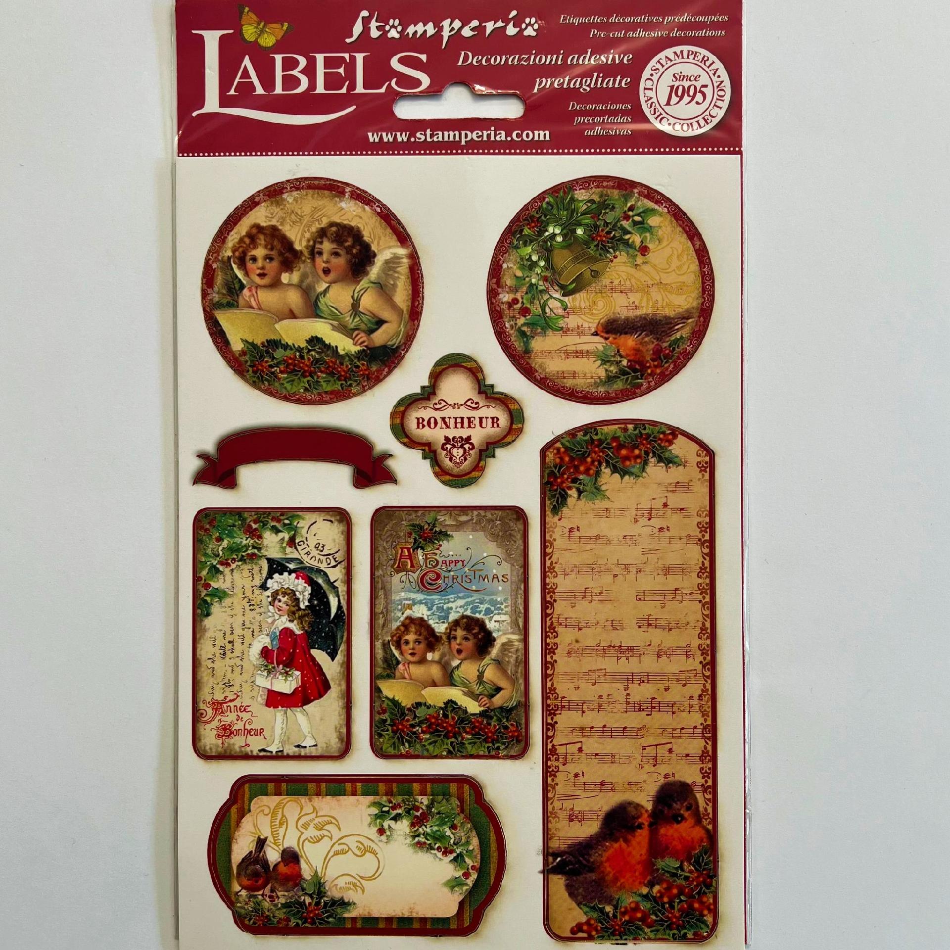 Sticker Angioletti Stamperia 15 x 25 cm