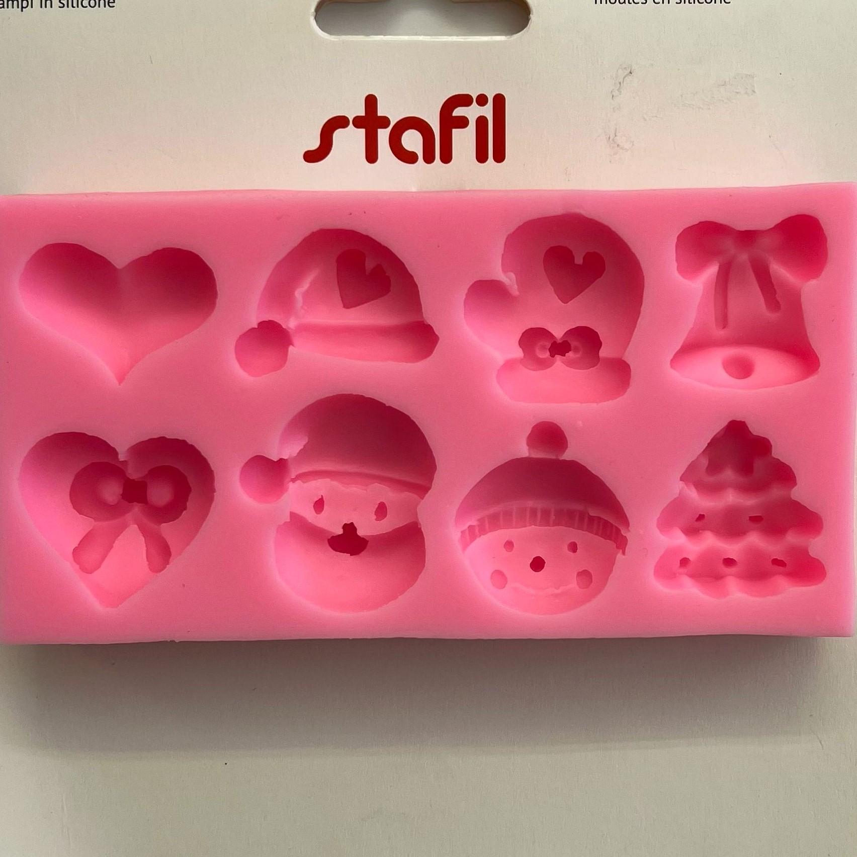 Stampo in silicone figure natalizie Stafil 7 x 12,5