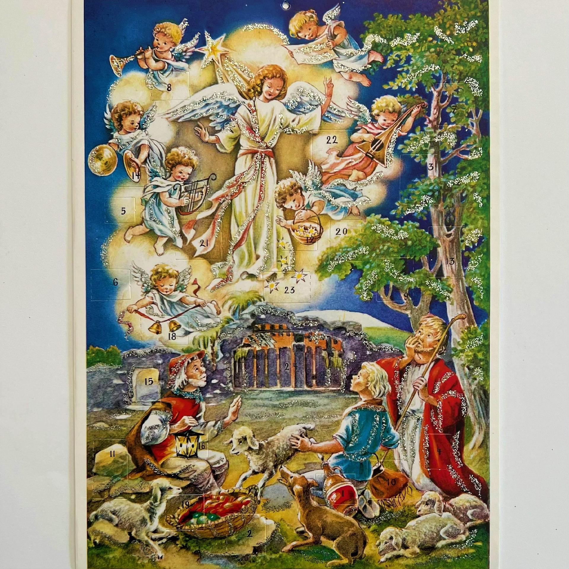 Calendario avvento angeli e re magi papeterie busta da 1 pezzo 21 x 29,7