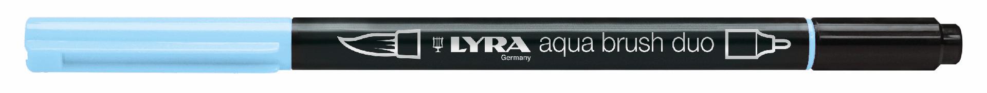 pennarelli aqua brush duo lyra blu glaciale