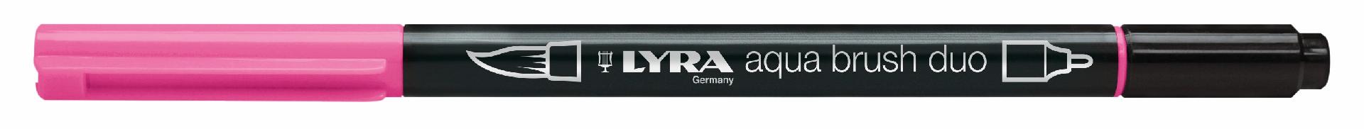 pennarello aqua brush duo lyra rosa carmine