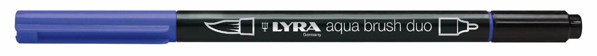 pennarello aqua brush duo lyra oltremare scuro