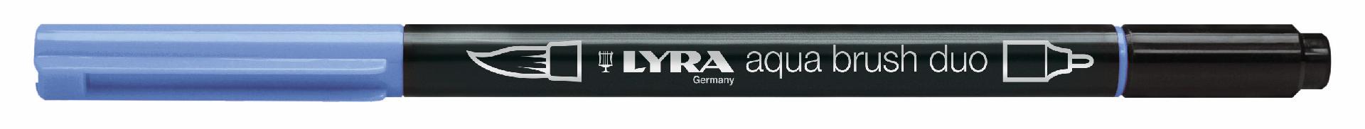 pennarello aqua brush duo lyra smalt blue