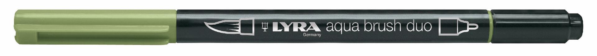 pennarello aqua brush duo lyra verde cromo