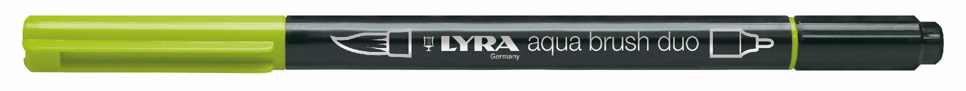 pennarello aqua brush duo lyra stil de grain giallo