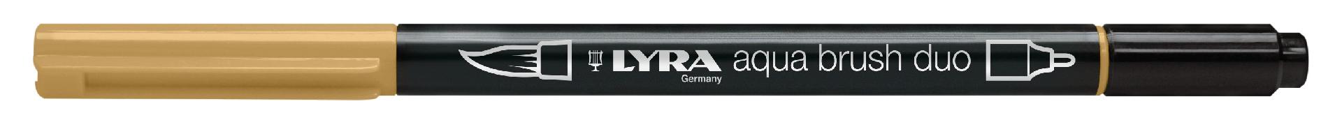 pennarello aqua brush duo lyra marrone ocra