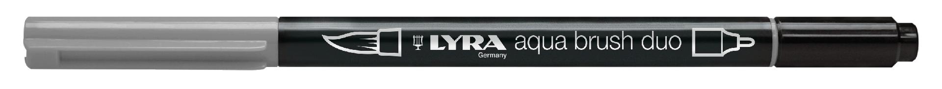 pennarello aqua brush duo lyra fredda luce grigia