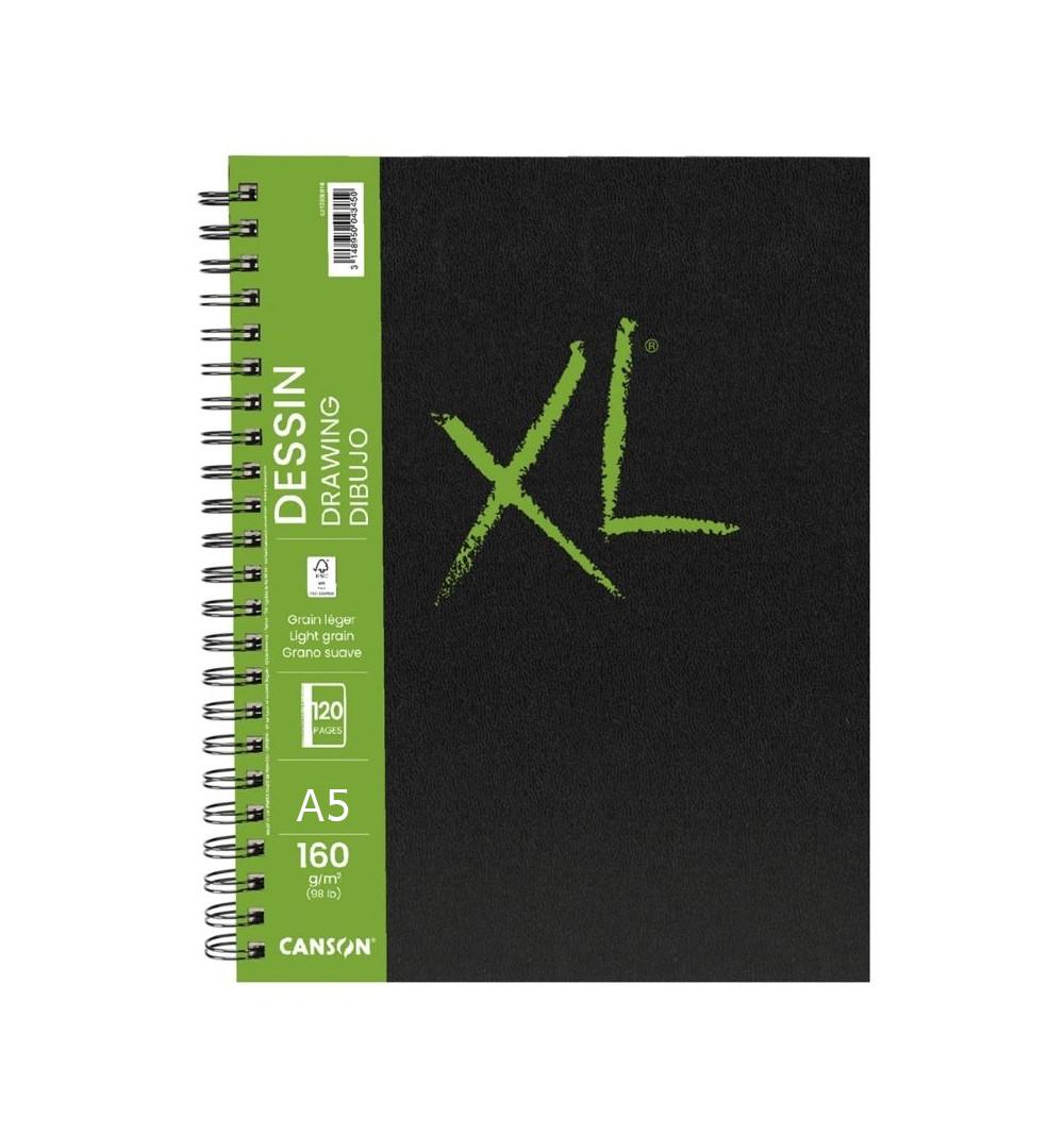 Blocco spiralato da disegno XL Canson A5 14,8 x 21 cm | 160 g/m² | 120 fogli
