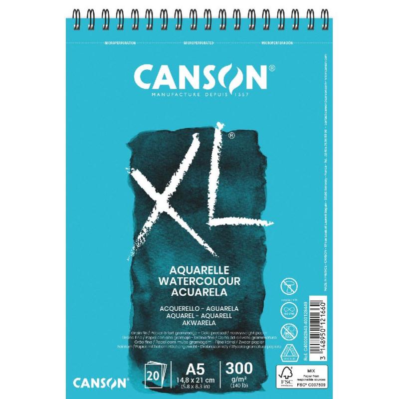 Blocco XL Aquerello Canson Formato A5 14,8 x 21 cm 300g/m² - Bagheria  (Palermo)