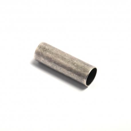 Ciondolo tubolare colore argento 10 x 30 mm menoni busta da 4 pezzi