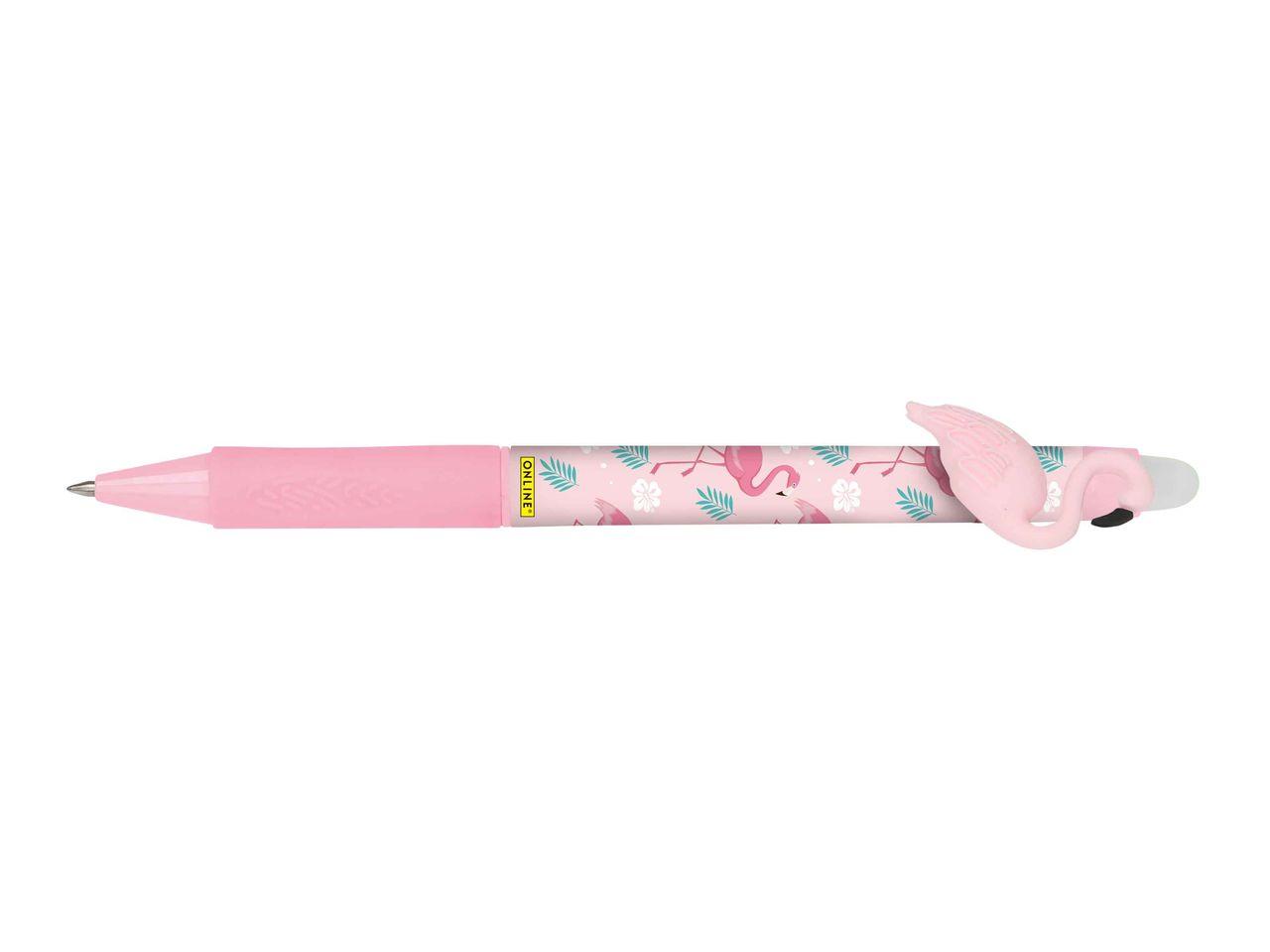 penna  cancellabile magixx inchiostro blu 0,7 mm OnLine flamingo