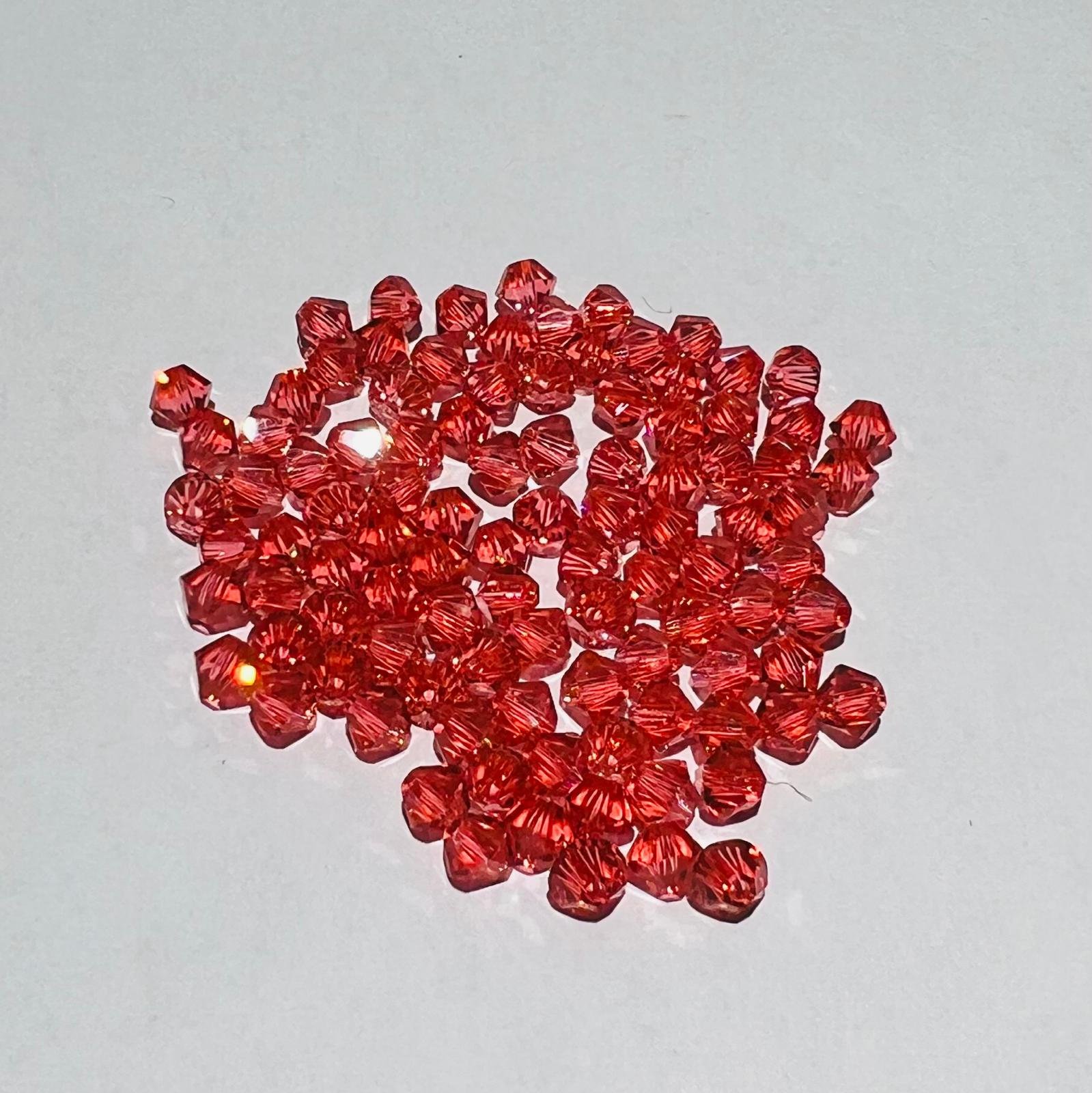 Swarovski bicono Padparadscha 3 mm swarovski busta da 100 pz