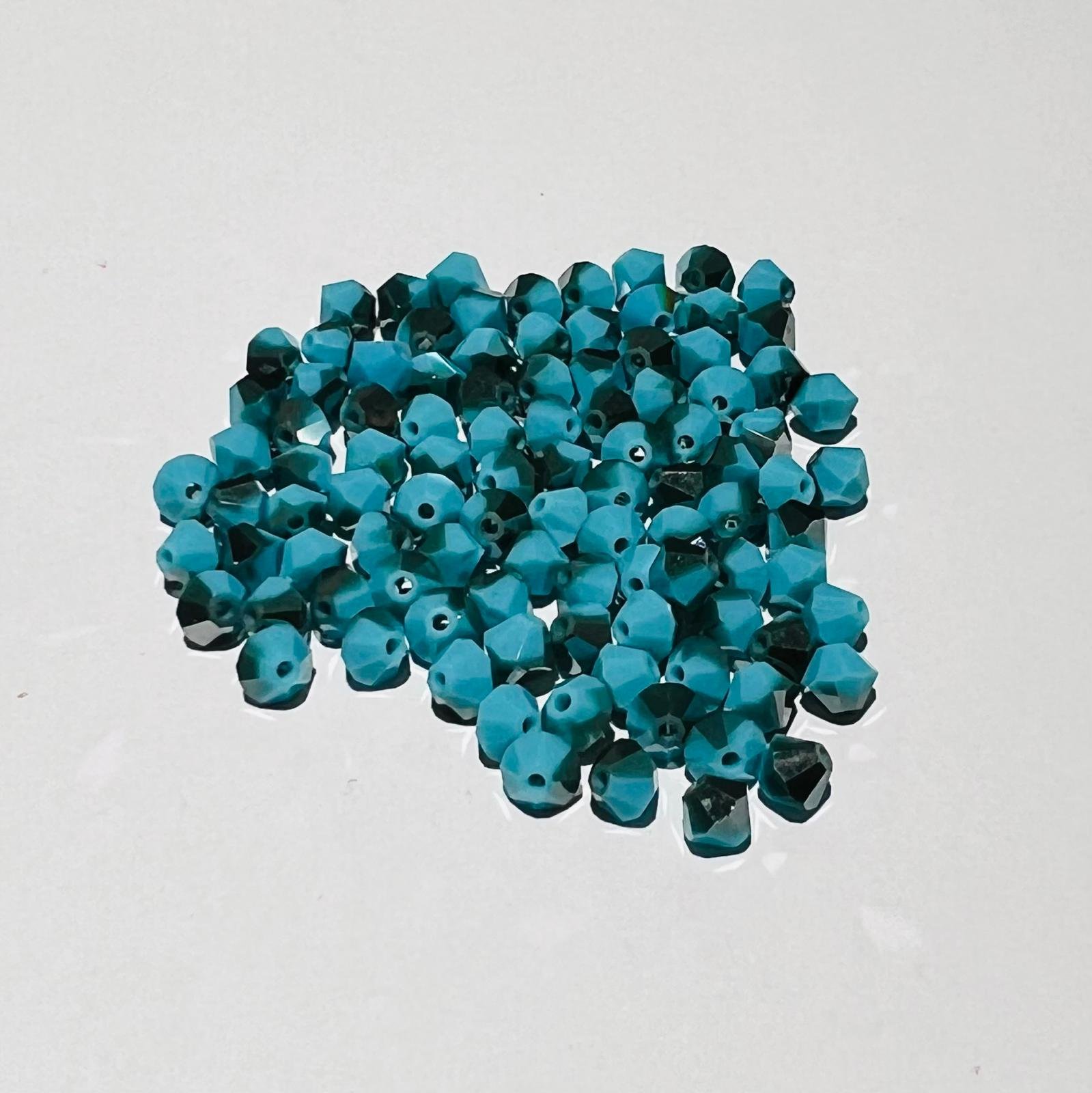 Swarovski bicono Turquoise Satin 4 mm swarovski 4 mm (busta da 100 pz)