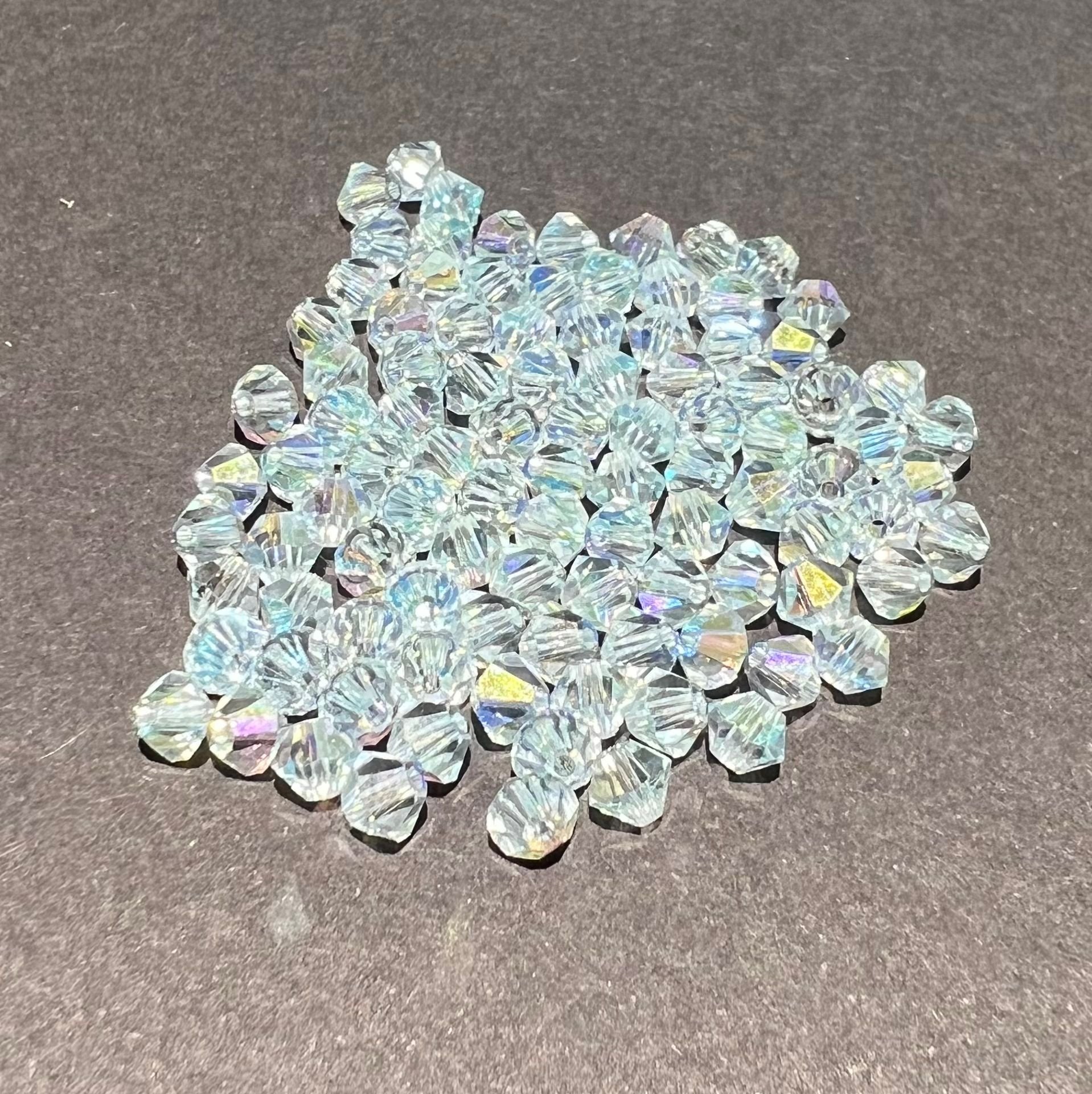 Swarovski bicono Light Azore ab 4 mm swarovski 4 mm (busta da 100 pz)