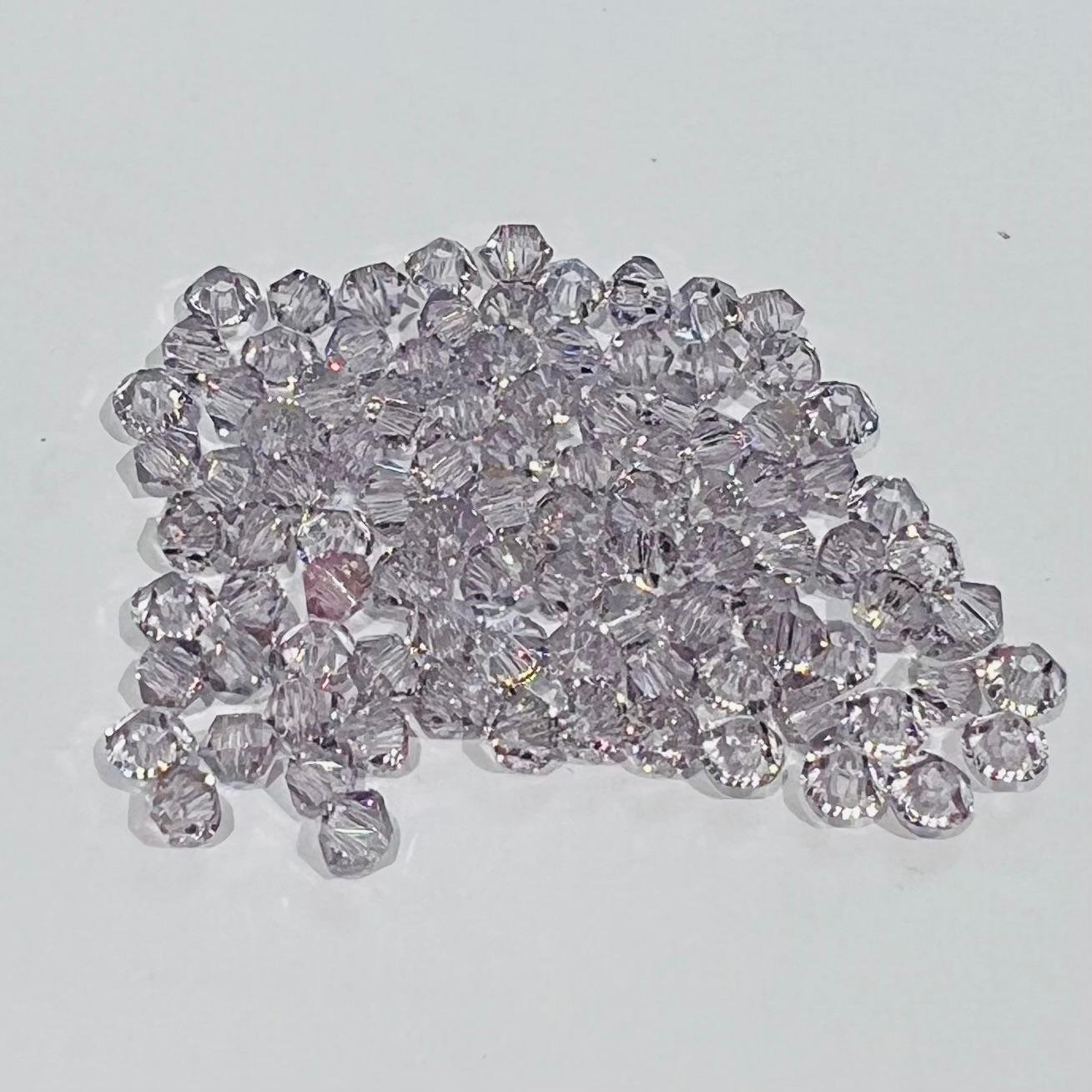 Swarovski bicono Smoke Mauve 3 mm swarovski busta da 100pz