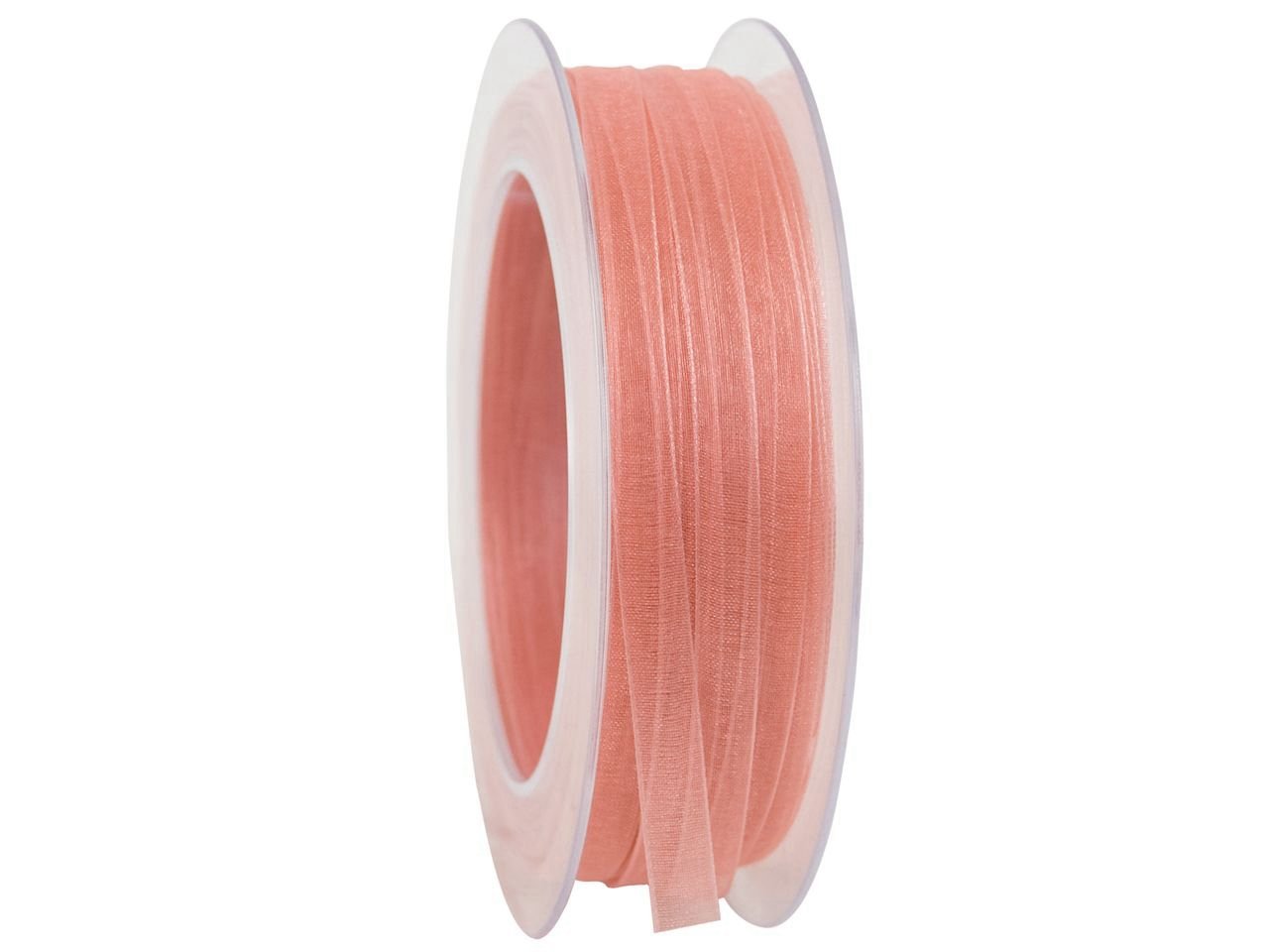 nastro organza salmone 7mm Goldina busta da 5mt