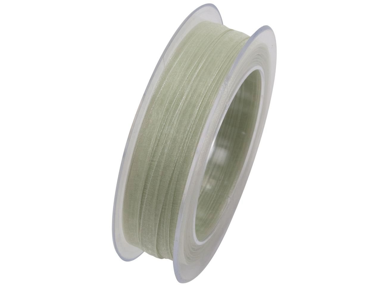 nastro organza verde lime 7mm Goldina busta da 5mt