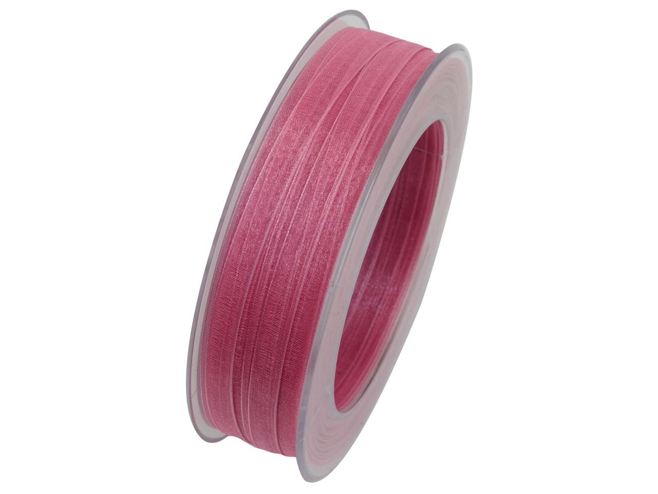 nastro organza rosa antico 7mm Goldina busta da 5mt