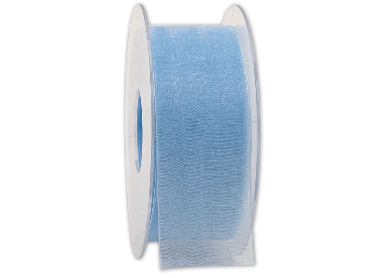 Nastro organza azzurro Goldina 40 mm x 1 mt