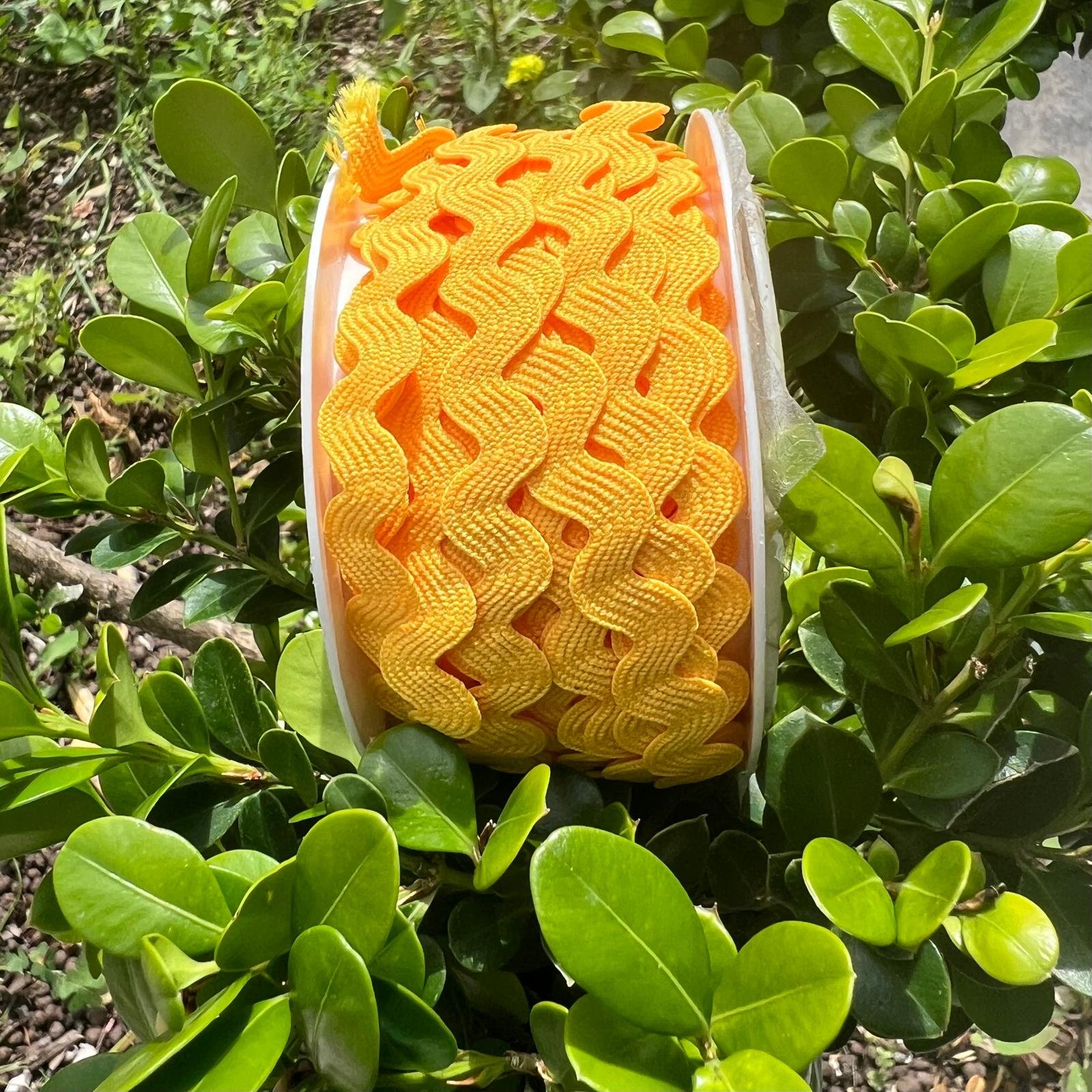 bordura zig zag giallo polline Stafil 10mm x 5 mt