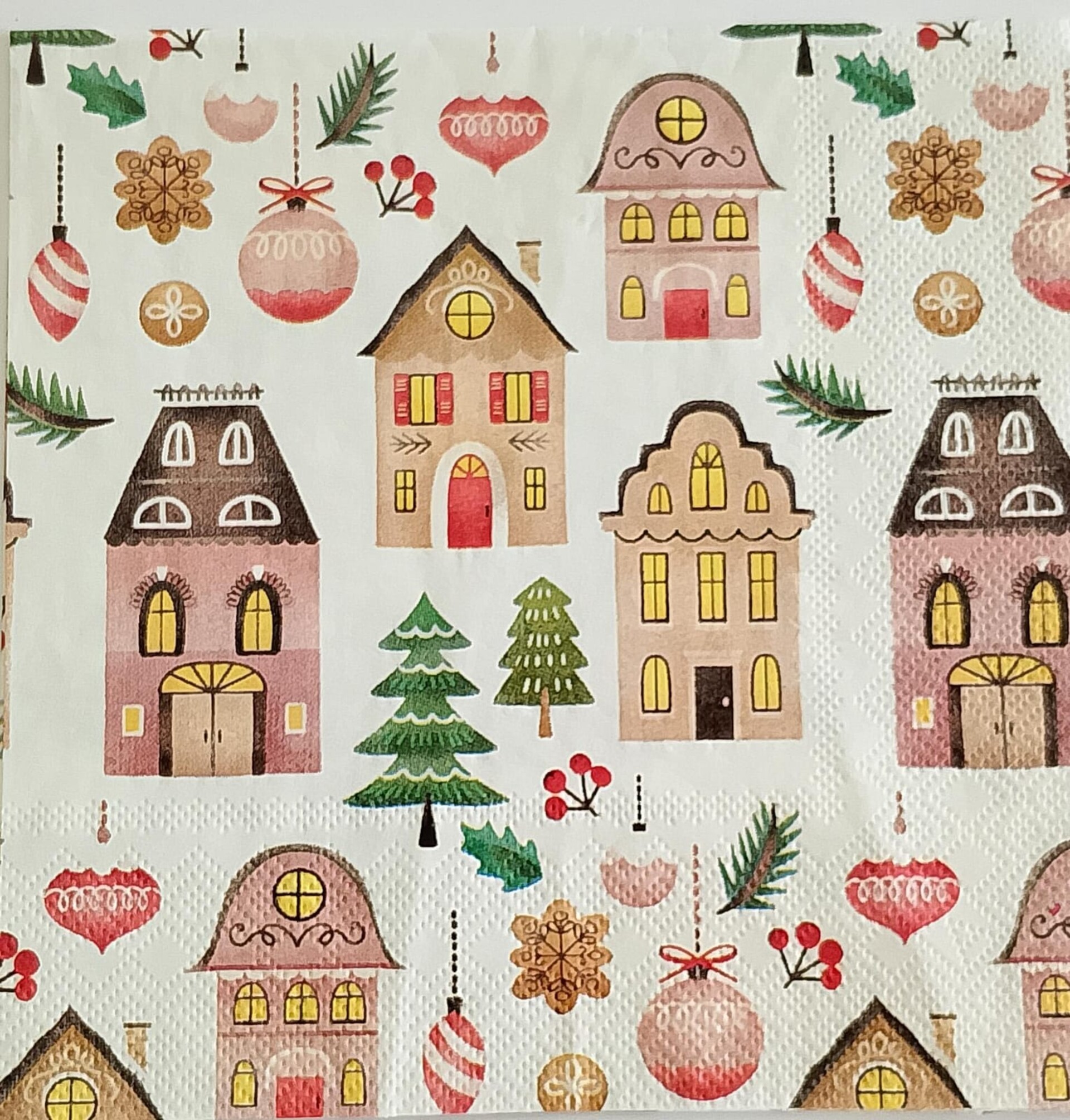 tovaglioli per decoupage case natalizie arti e grafica busta da 2 pezzi 33x33