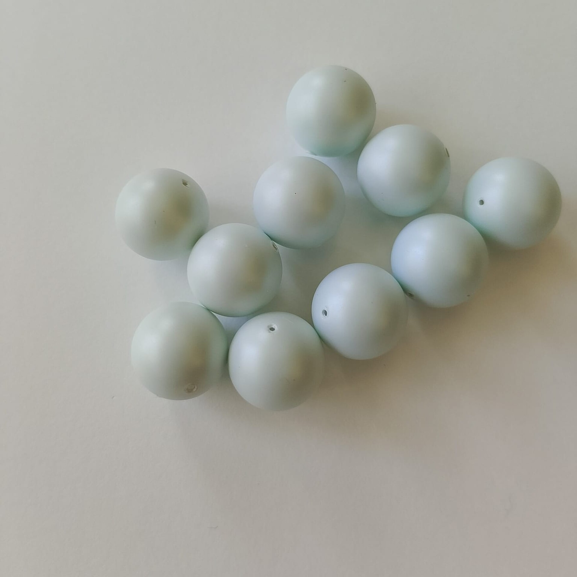 perle swarovski 5810 crystal pastel blue busta da 20 pezzi 8mm